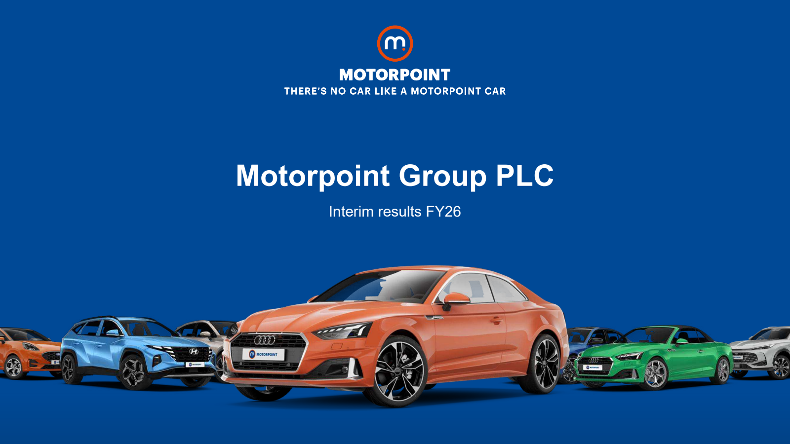 Motorpoint Group's H1 2026 Slide Deck