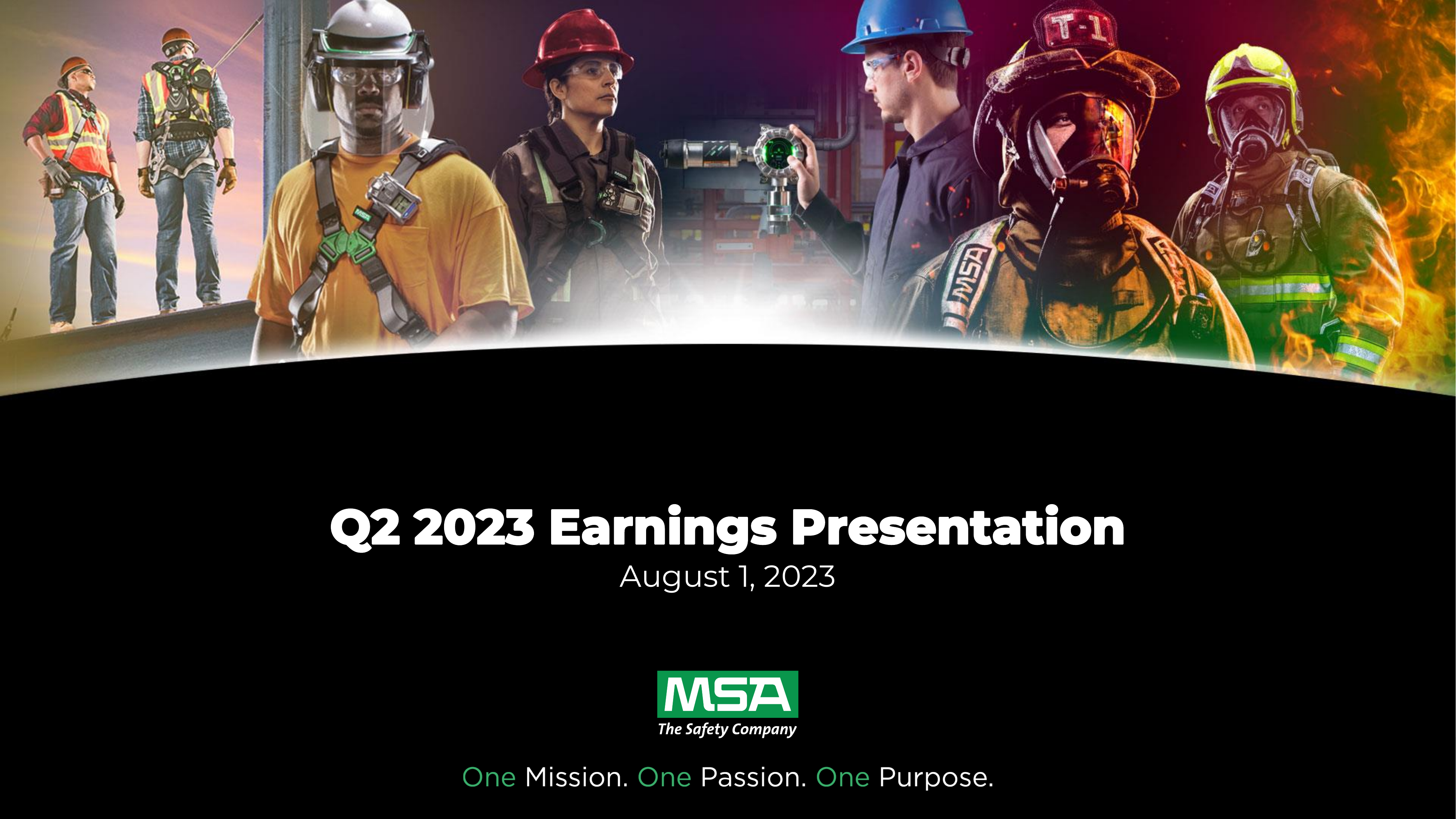 Msa Reporting MSA Q2 2023 Earnings Report on 7/31/2023