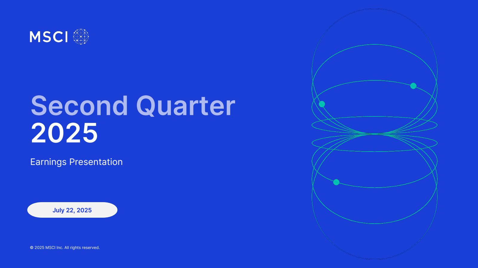 MSCI's Q2 2025 Slide Deck