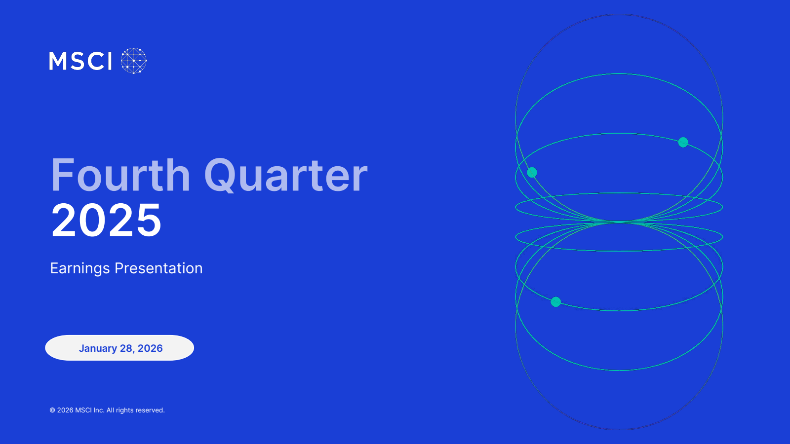 MSCI's Q4 2025 Slide Deck