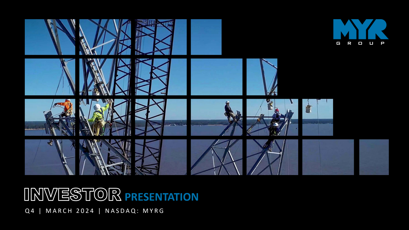 MYR Group's Q4 2023 Slide Deck