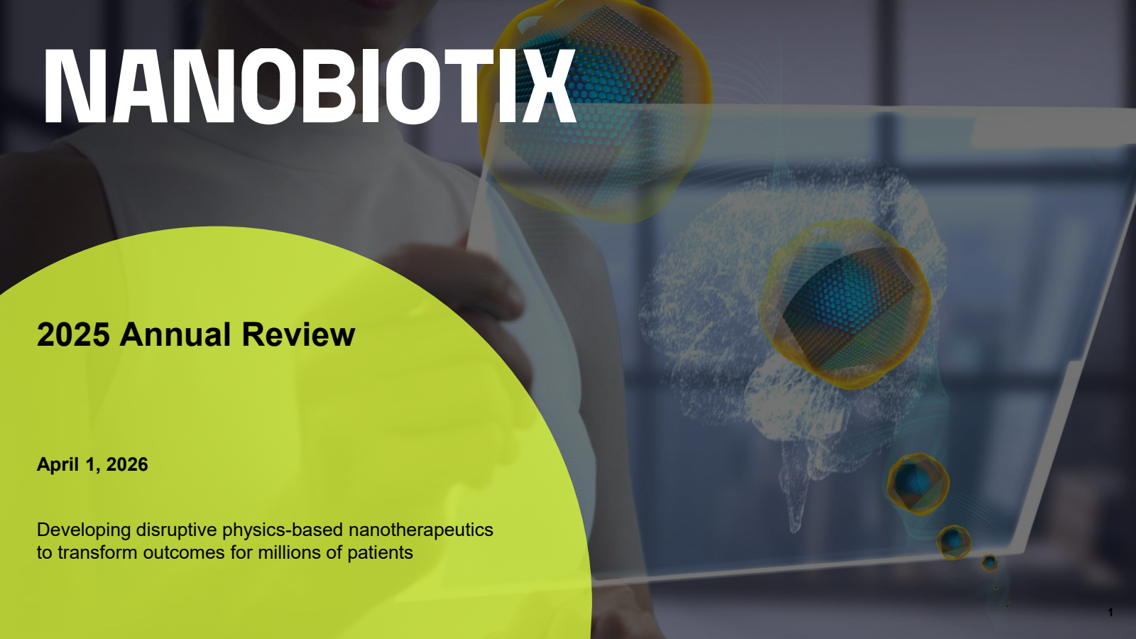 Nanobiotix's H2 2025 Slide Deck
