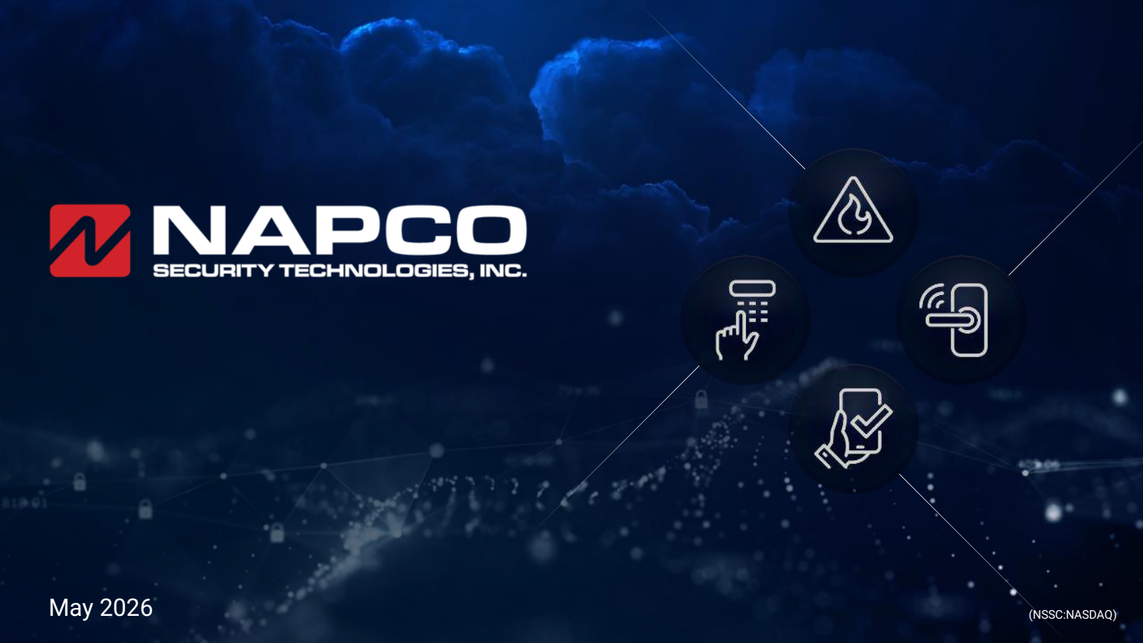 NAPCO Security Technologies' Q3 2026 Slide Deck