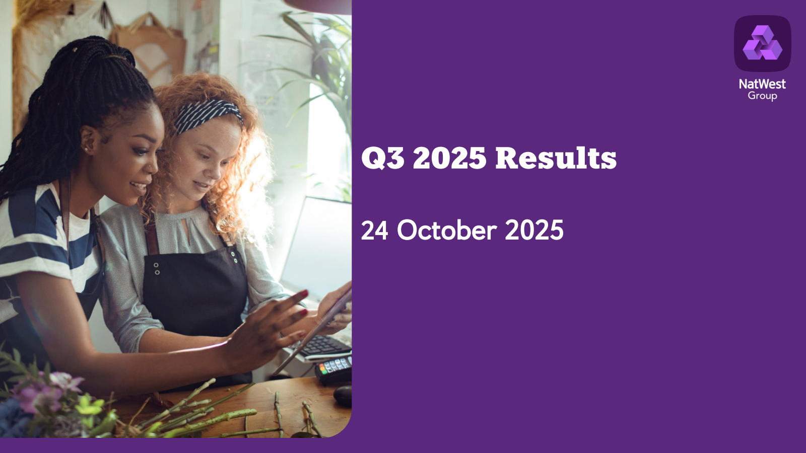 NatWest Group's Q3 2025 Slide Deck