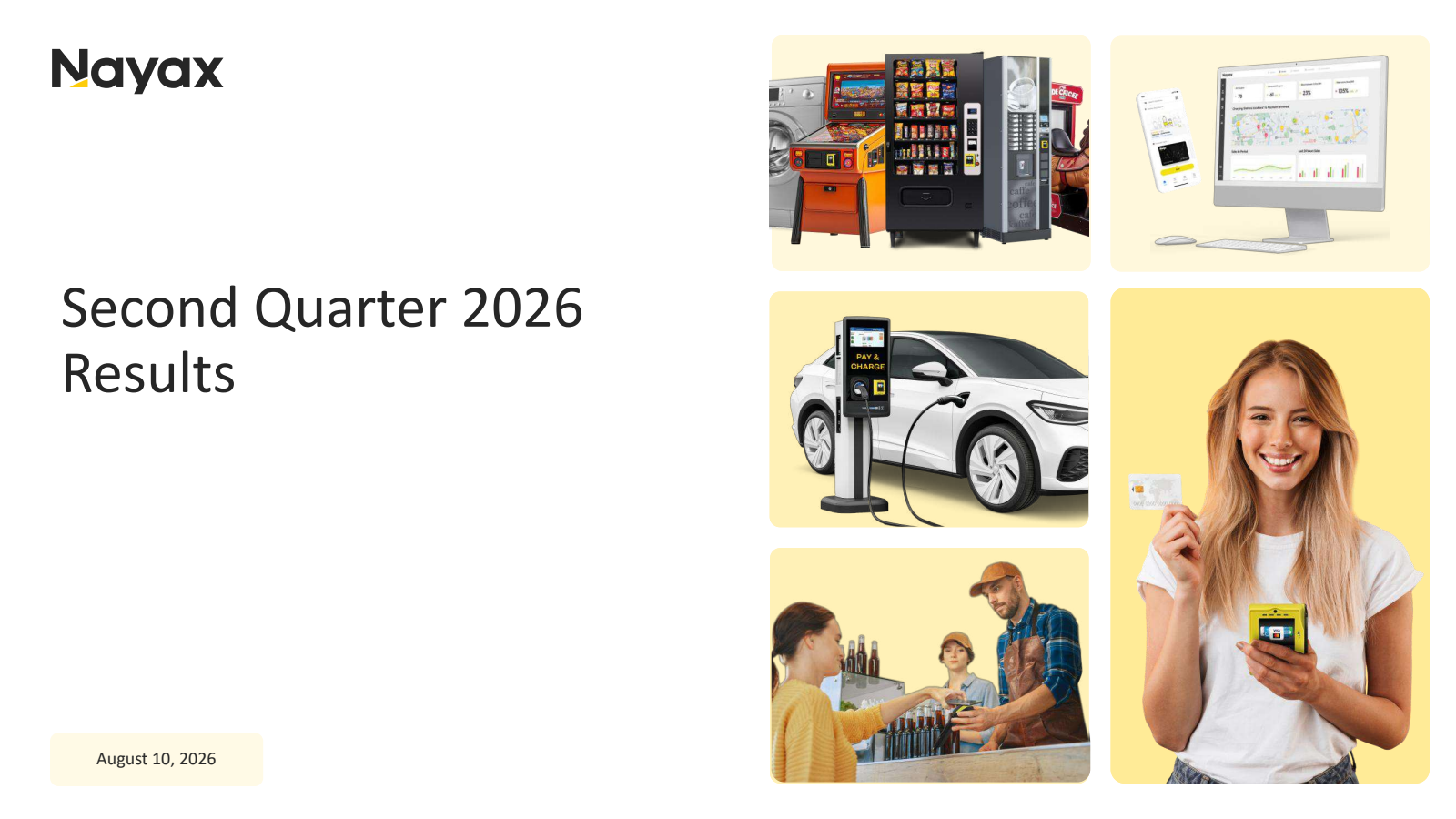 Nayax's Q2 2026 Slide Deck