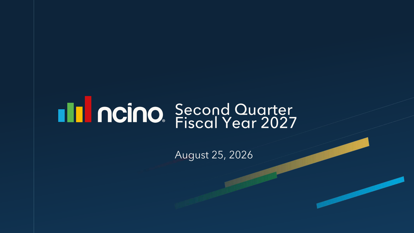 nCino's Q2 2027 Slide Deck