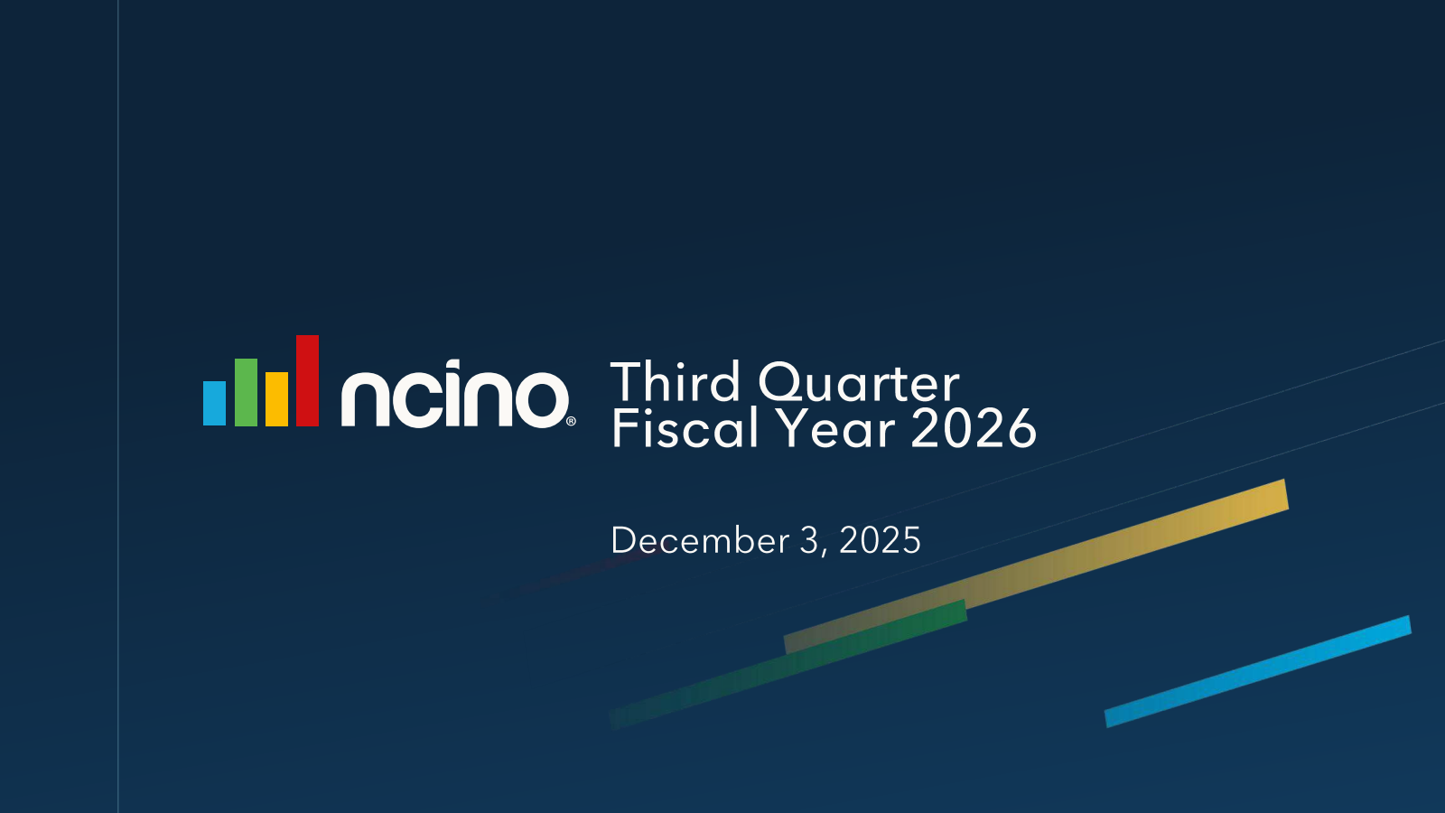 nCino's Q3 2026 Slide Deck