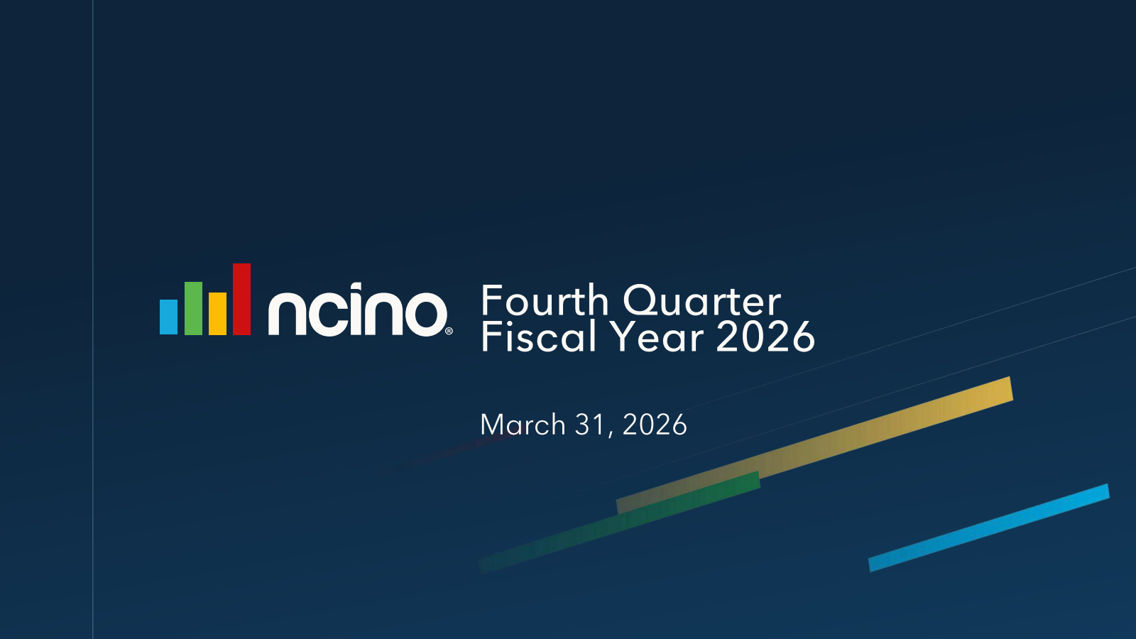 nCino's Q4 2026 Slide Deck