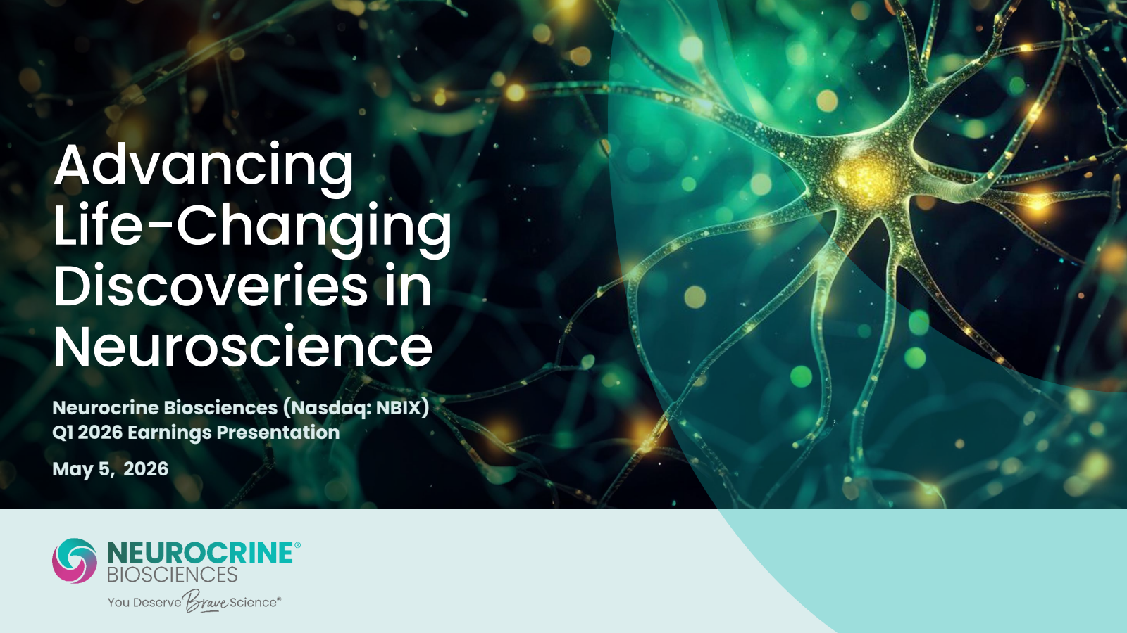 Neurocrine Biosciences' Q1 2026 Slide Deck