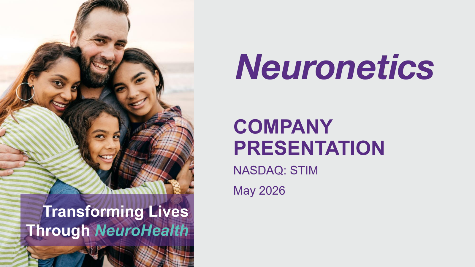 Neuronetics' Q1 2026 Slide Deck