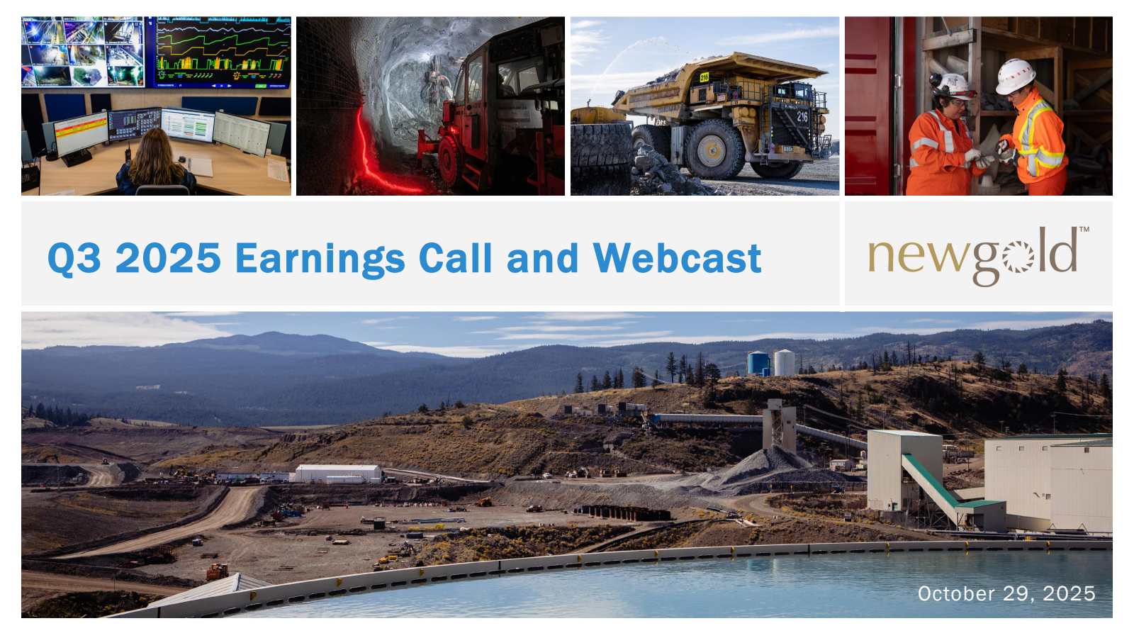 New Gold's Q3 2025 Slide Deck