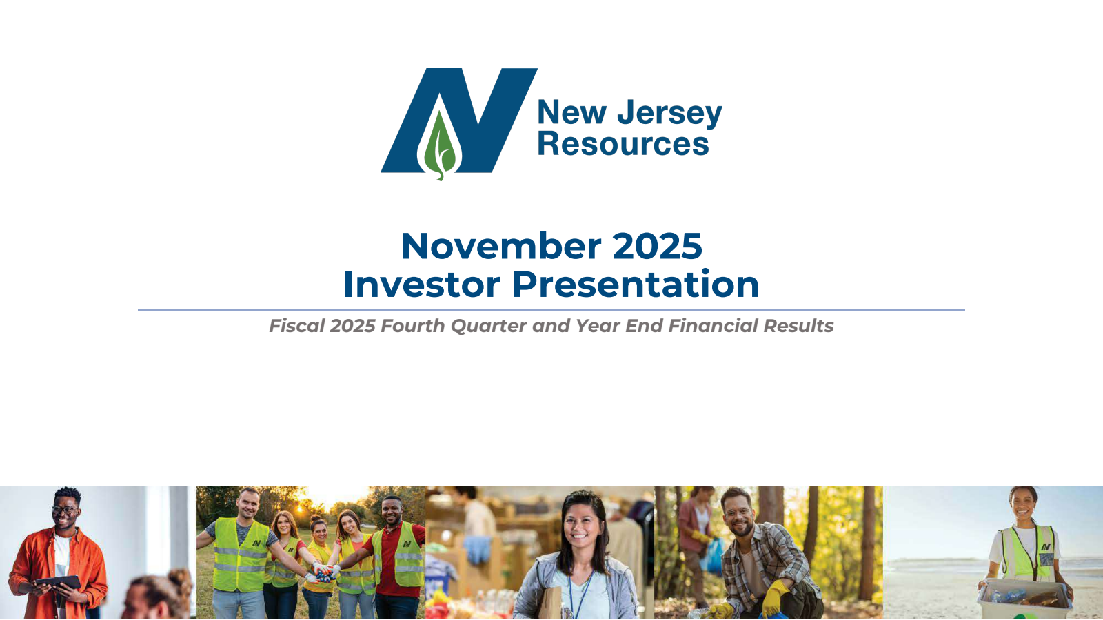 NewJersey Resources' Q4 2025 Slide Deck