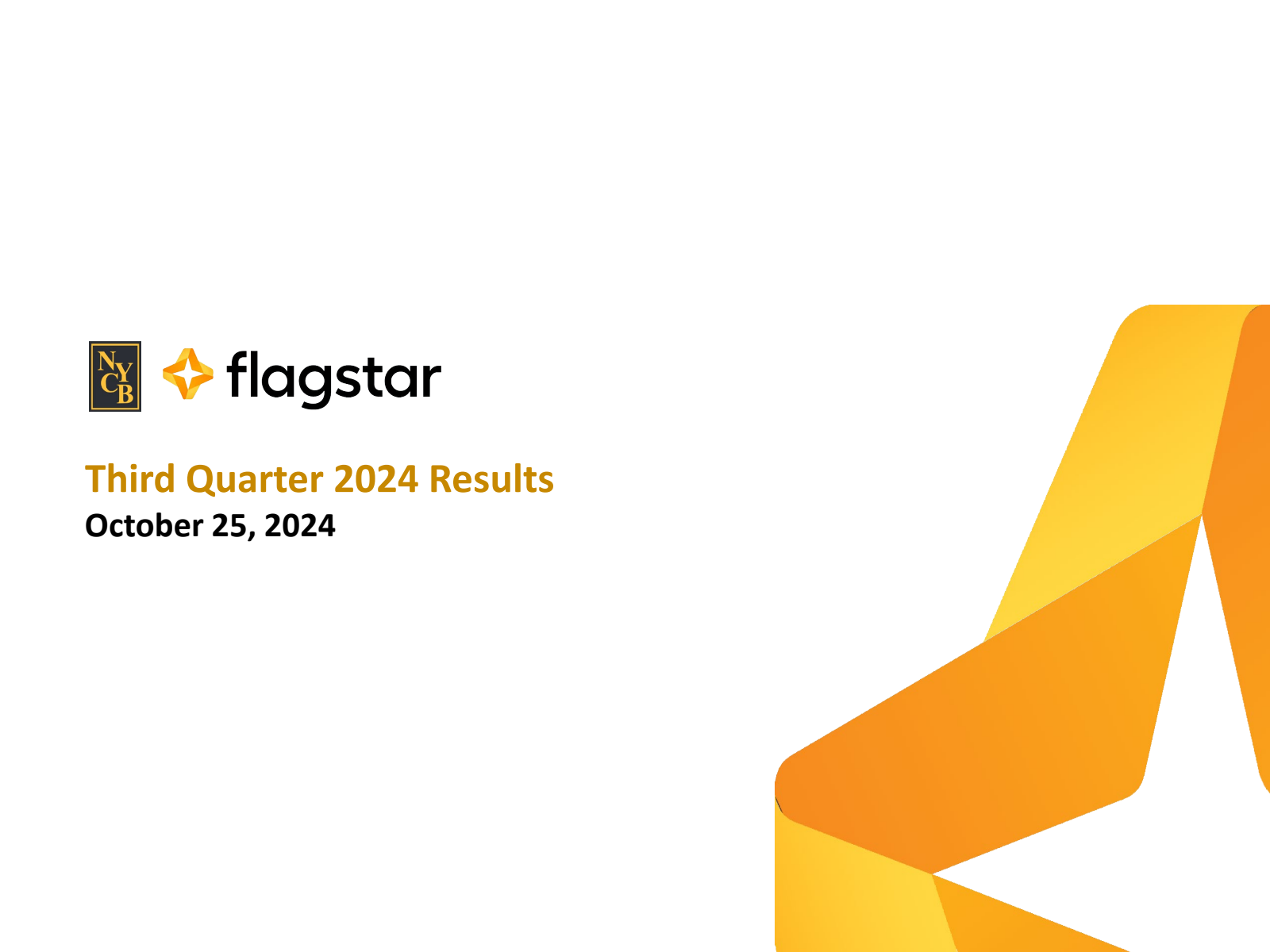 Flagstar Financial's Q3 2024 Slide Deck
