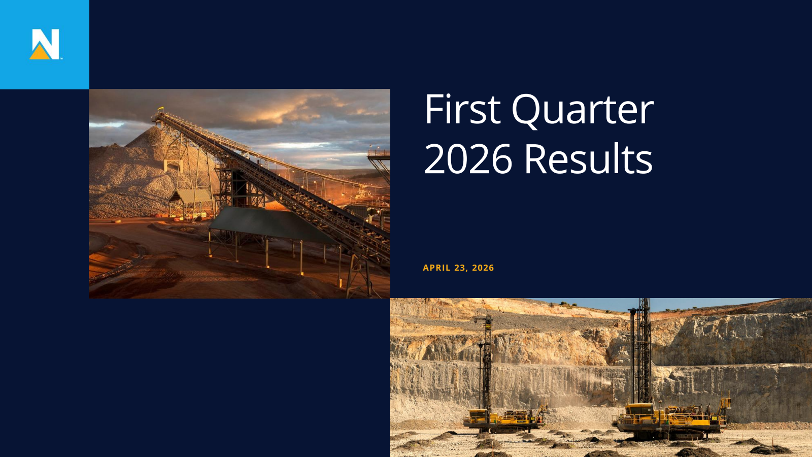 Newmont's Q1 2026 Slide Deck