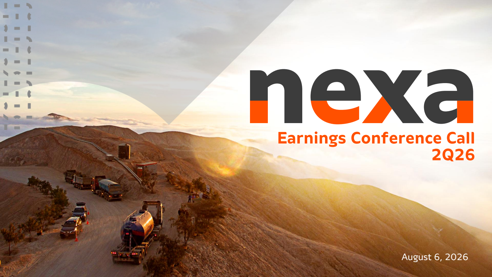 Nexa Resources' Q2 2026 Slide Deck