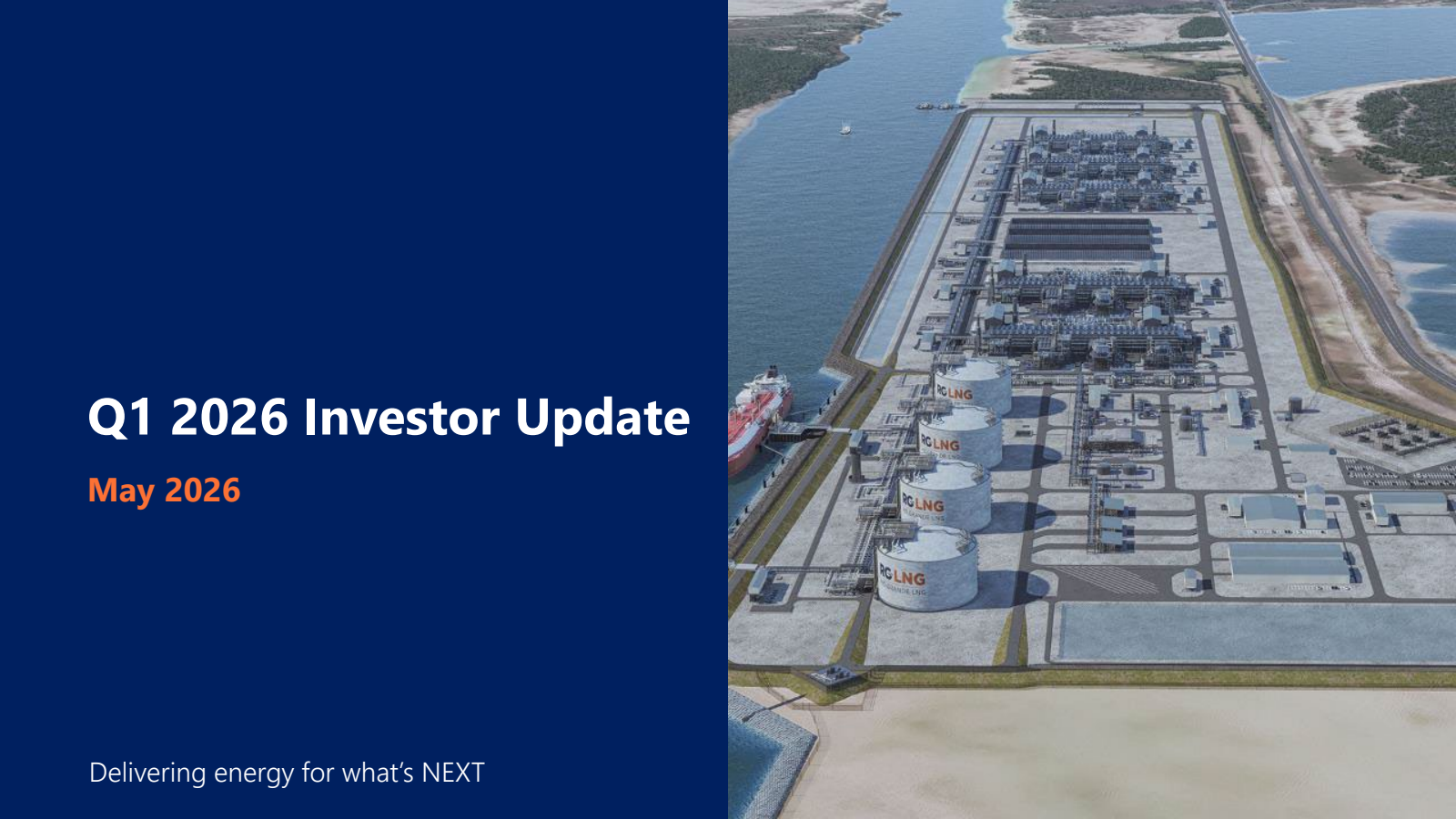NextDecade's Q1 2026 Slide Deck