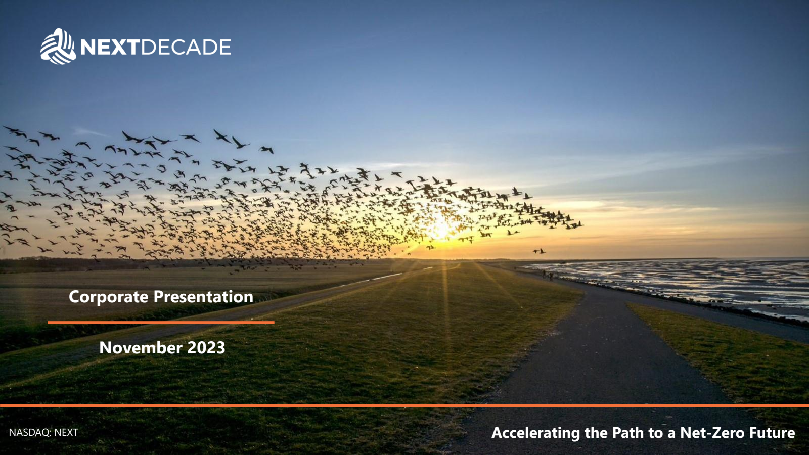 NextDecade's Q3 2023 Slide Deck