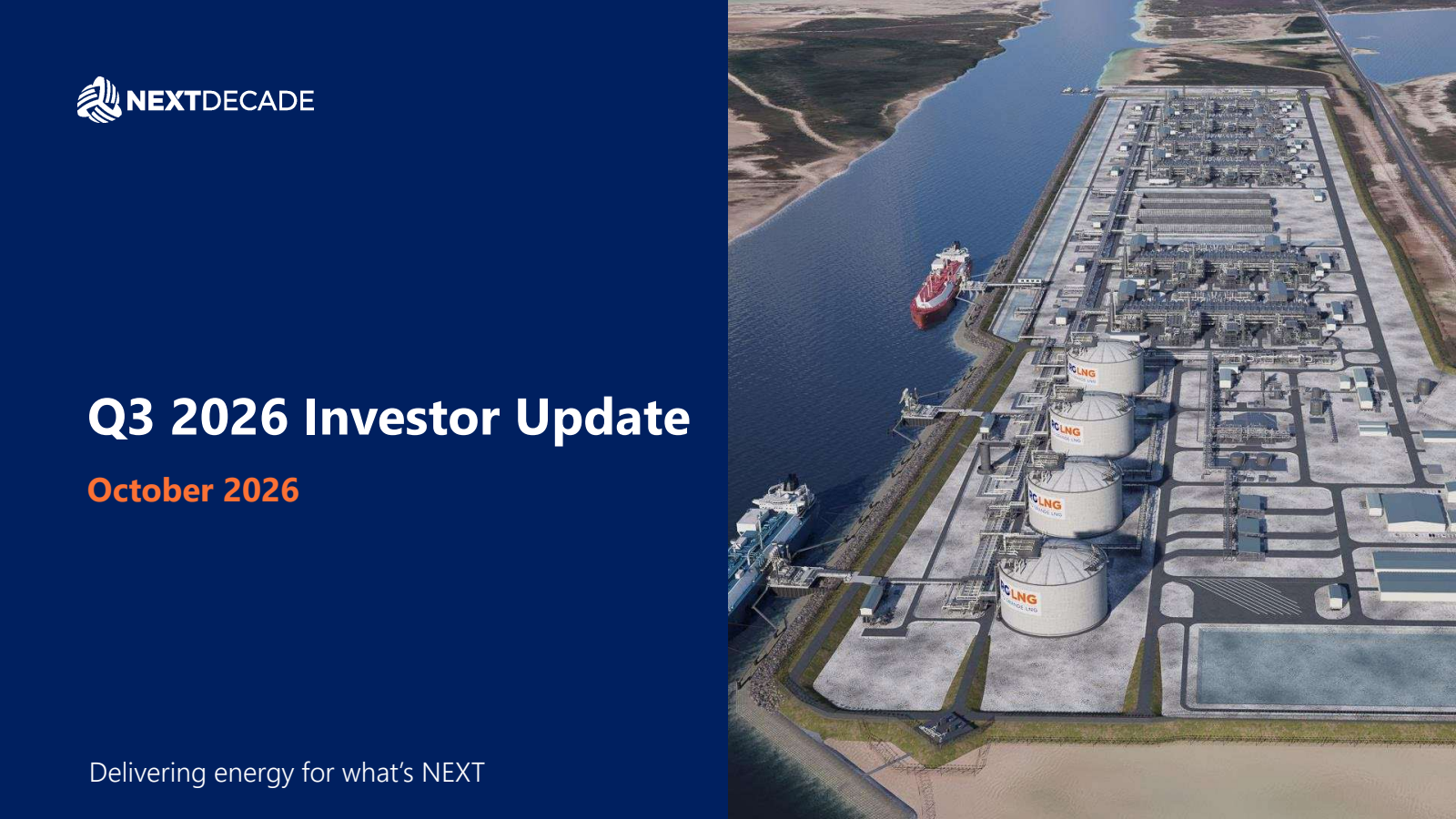 NextDecade (NEXT) Q3 2026 Earnings Results & Report