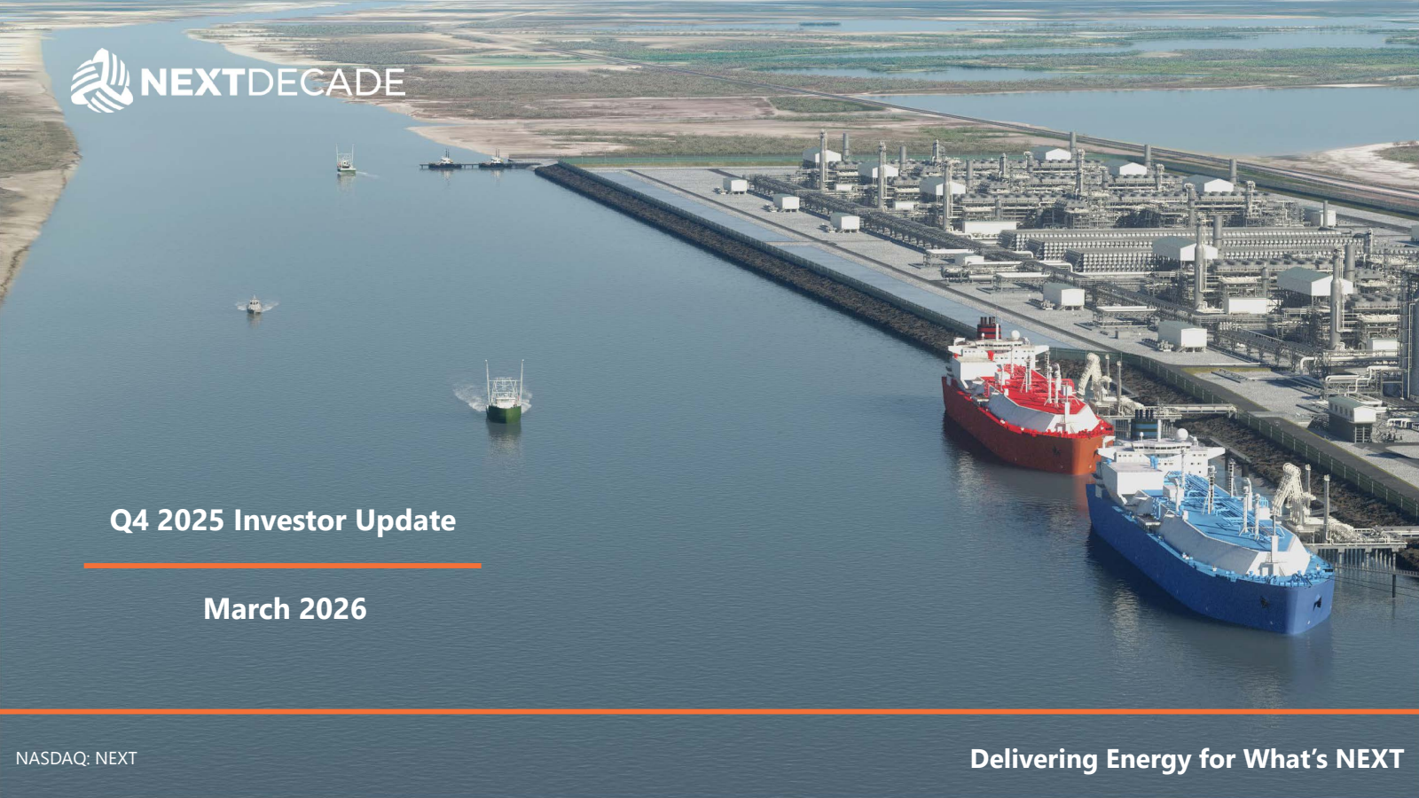 NextDecade's Q4 2025 Slide Deck