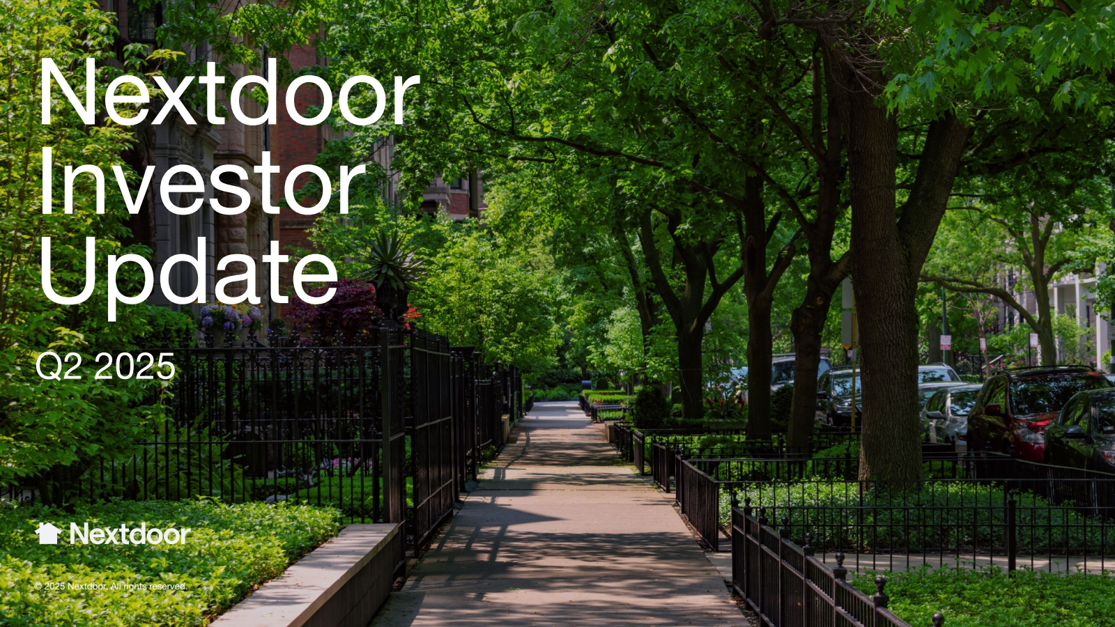 Nextdoor's Q2 2025 Slide Deck
