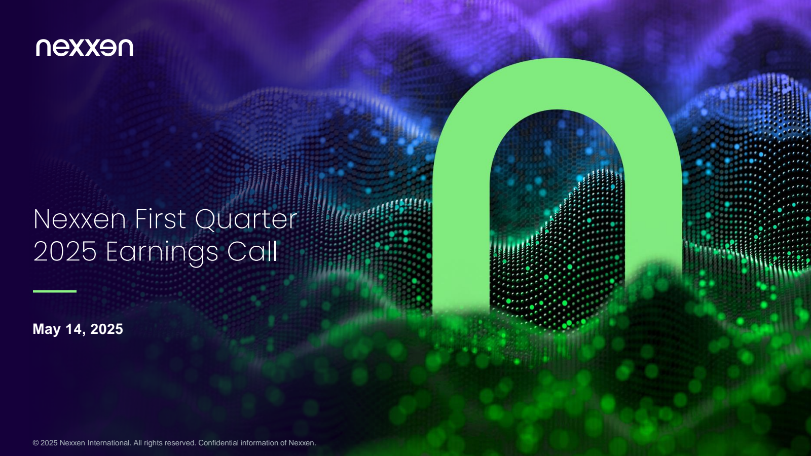 Nexxen International's Q1 2025 Slide Deck