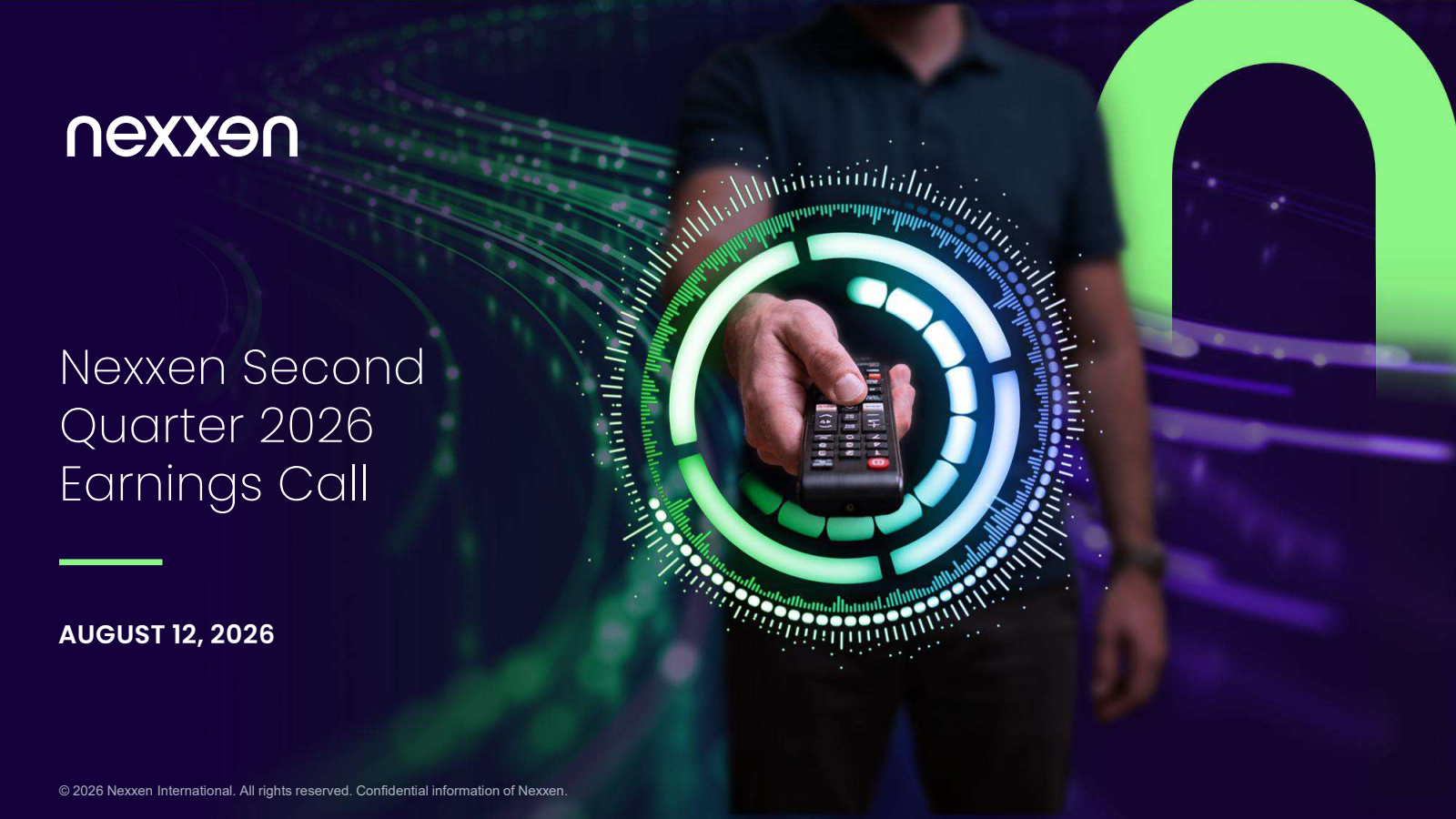 Nexxen International's Q2 2026 Slide Deck