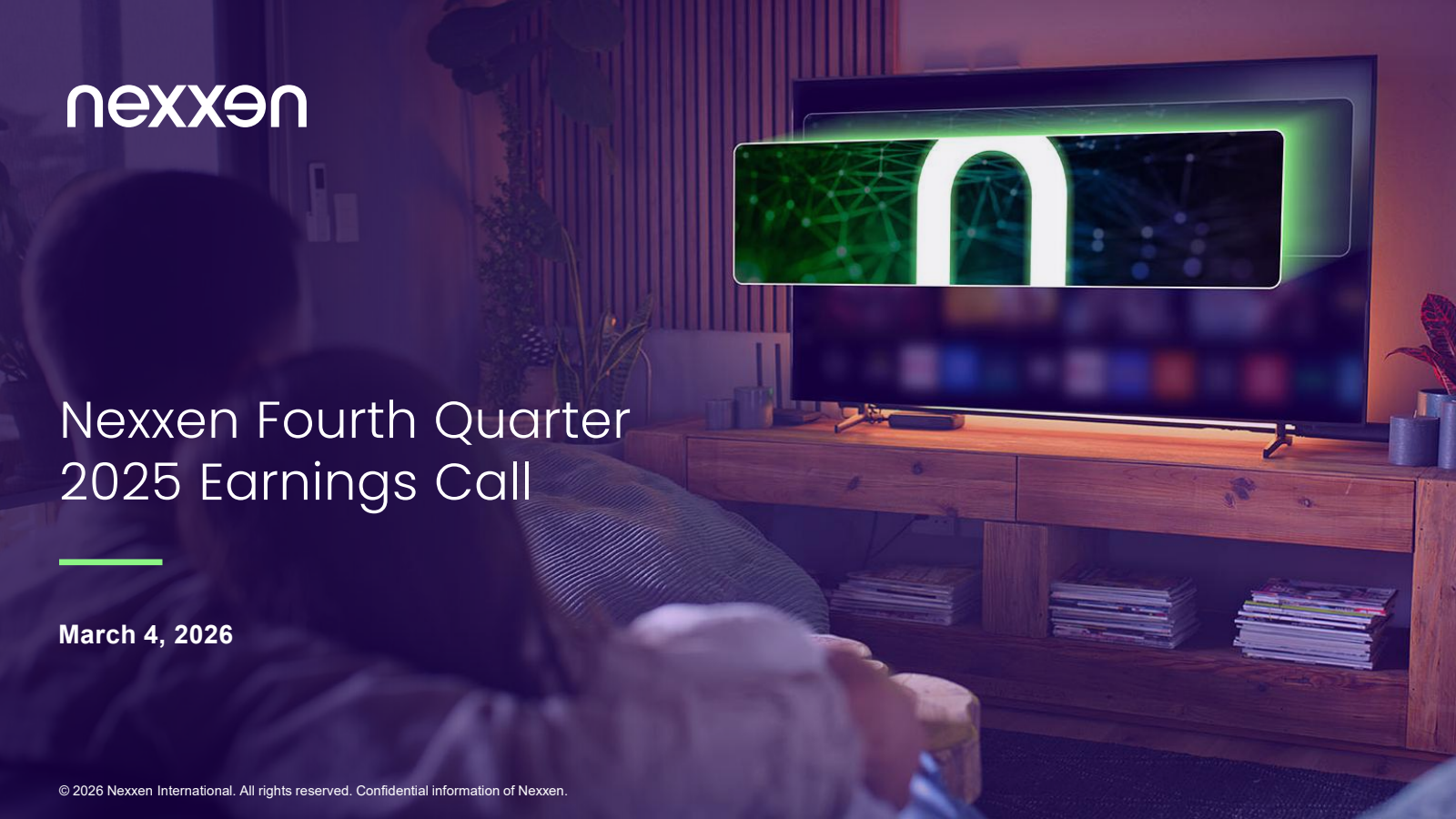 Nexxen International's Q4 2025 Slide Deck