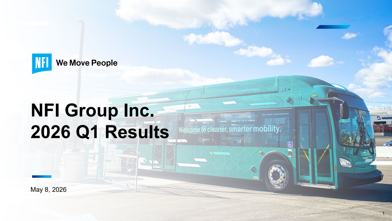 NFI Group's Q1 2026 Slide Deck