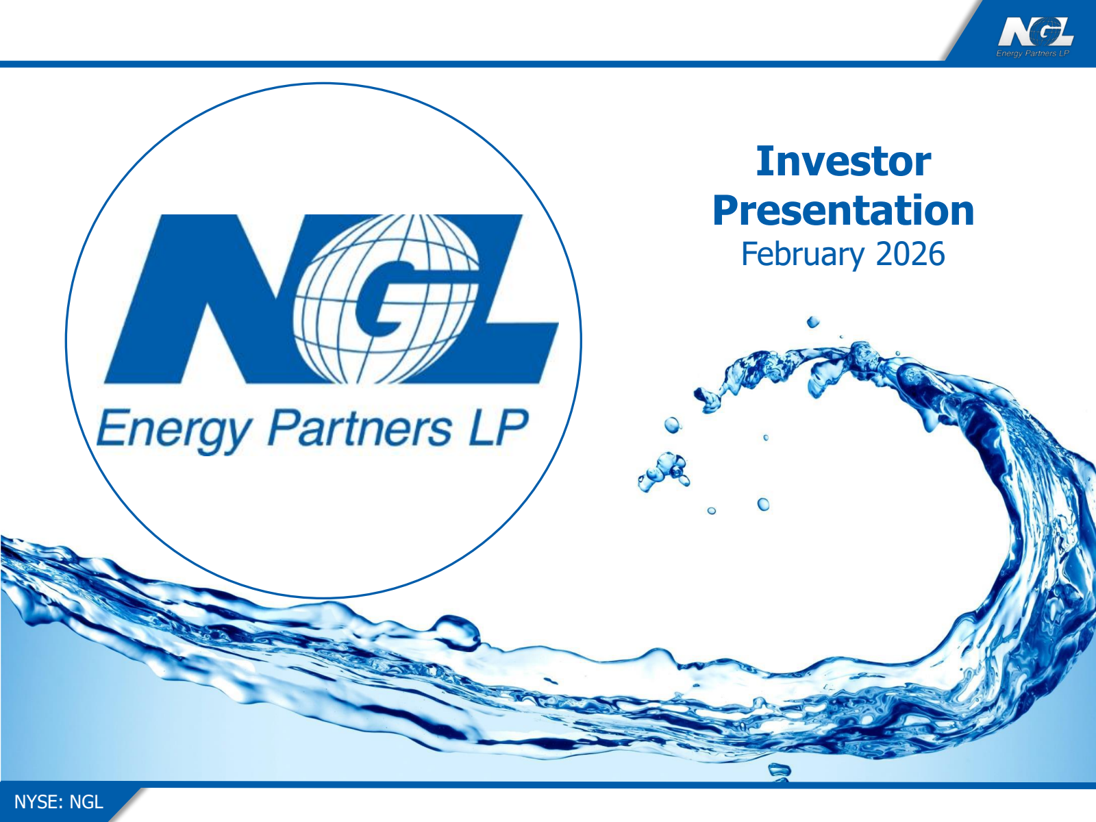 NGL Energy Partners' Q3 2026 Slide Deck