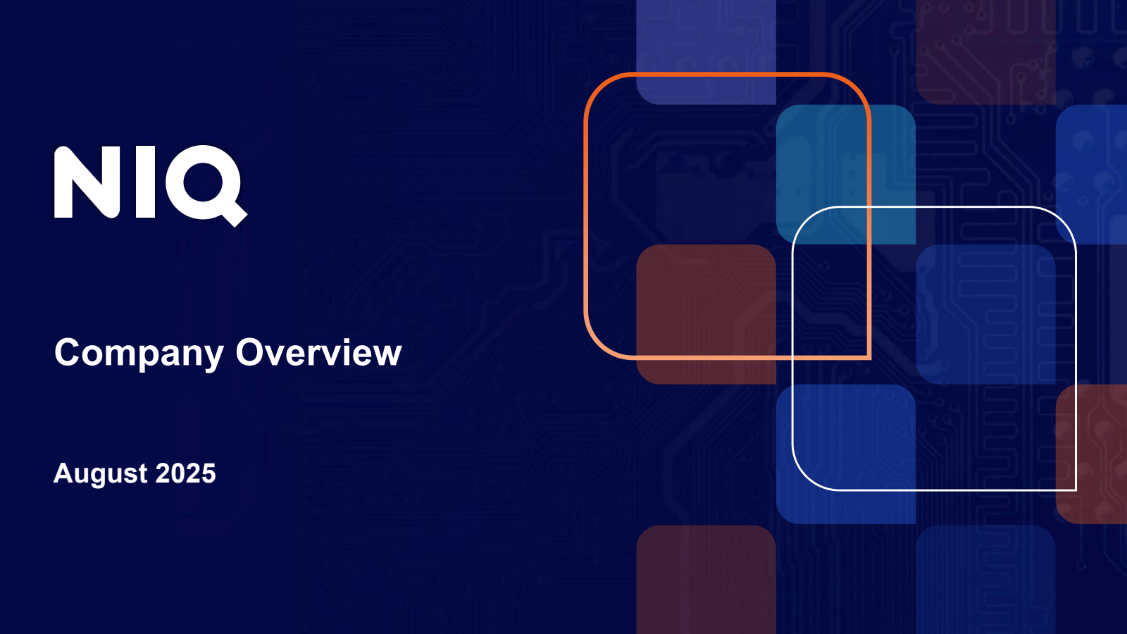 NIQ Global Intelligence's Q2 2025 Slide Deck