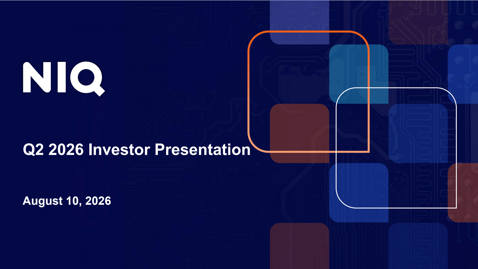 NIQ Global Intelligence's Q2 2026 Slide Deck