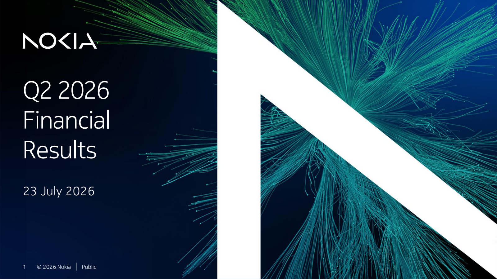 Nokia's Q2 2026 Slide Deck
