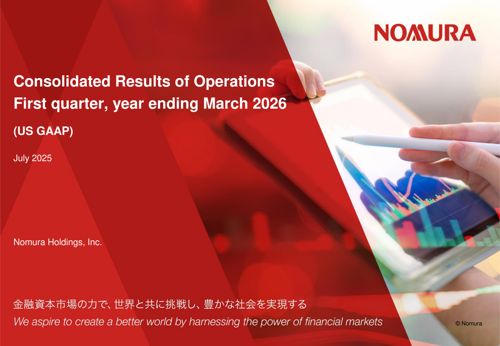 Nomura's Q1 2026 Slide Deck