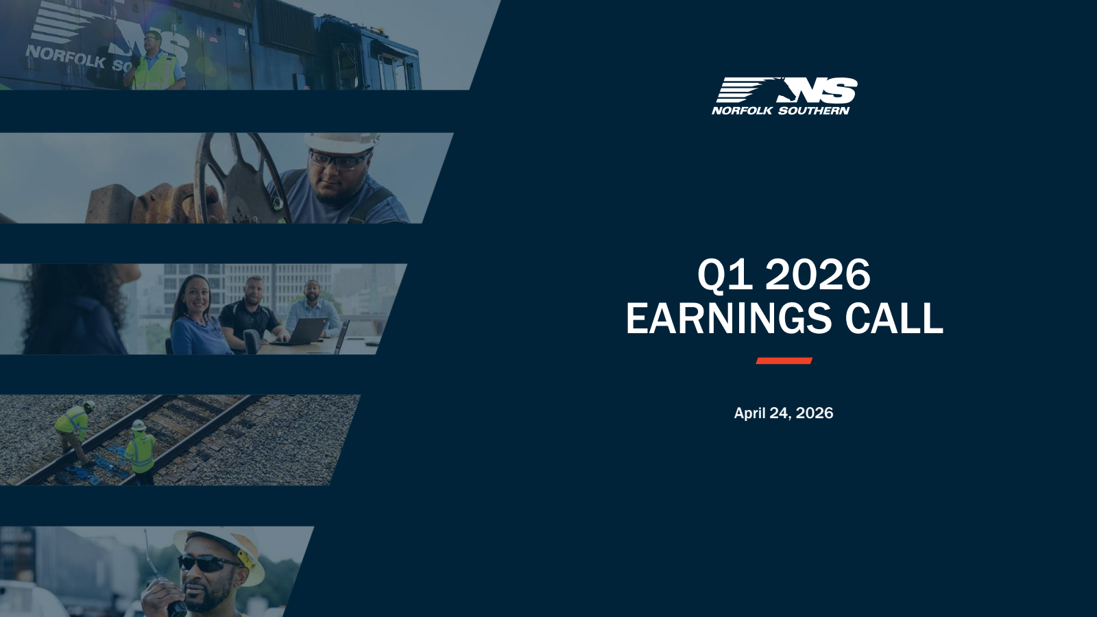 Norfolk Southern's Q1 2026 Slide Deck