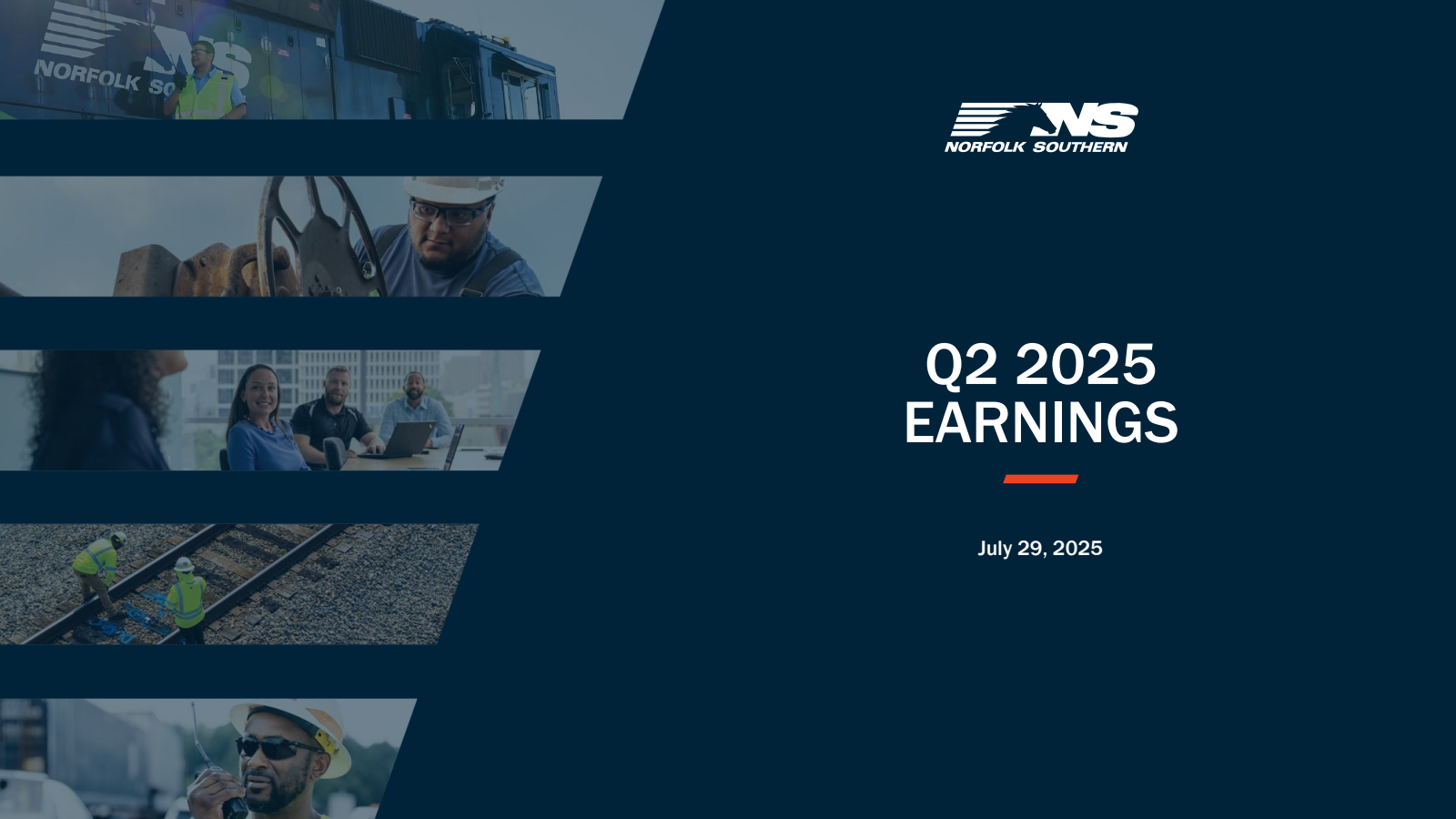 Norfolk Southern's Q2 2025 Slide Deck