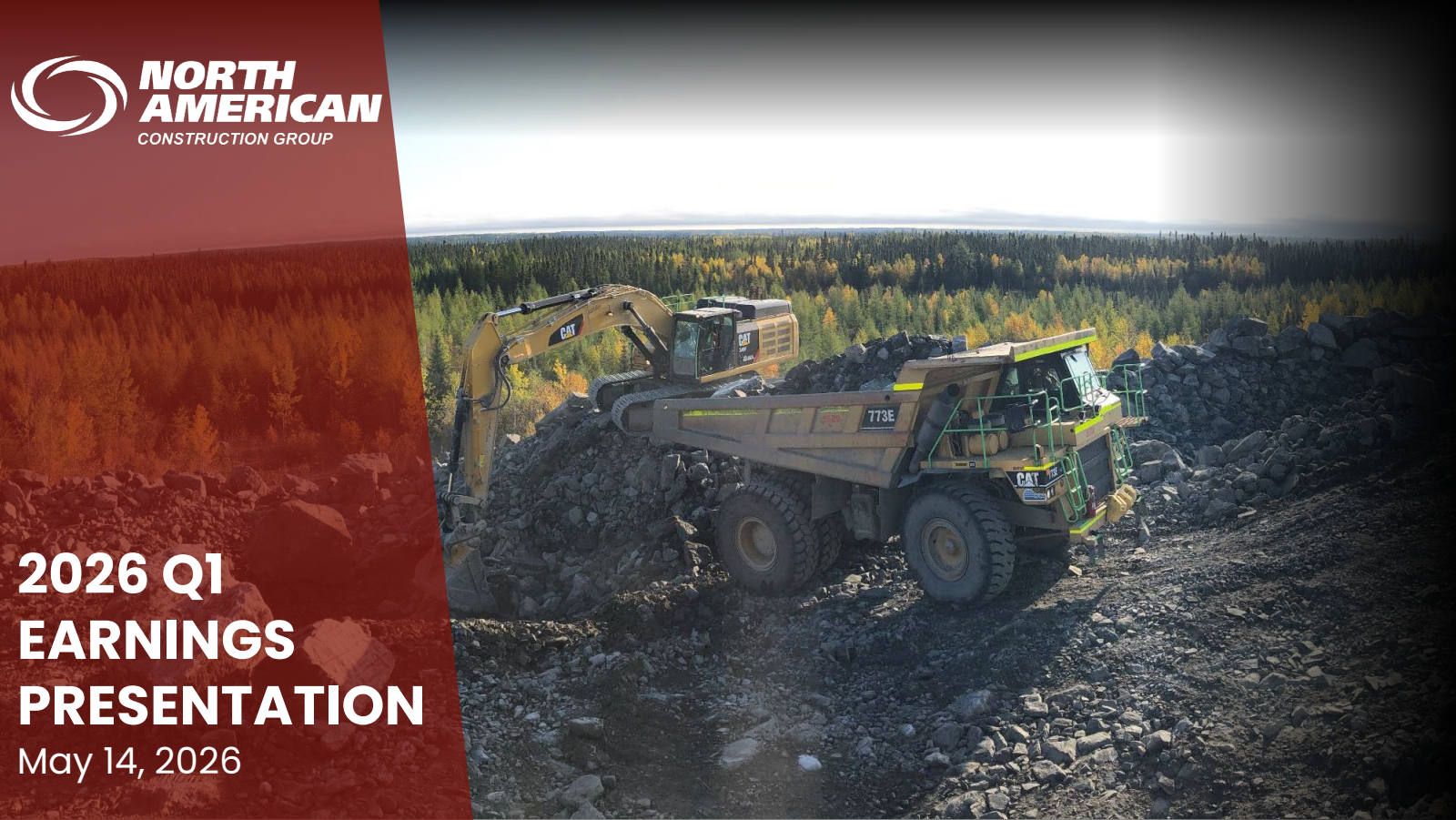 North American Construction Group's Q1 2026 Slide Deck