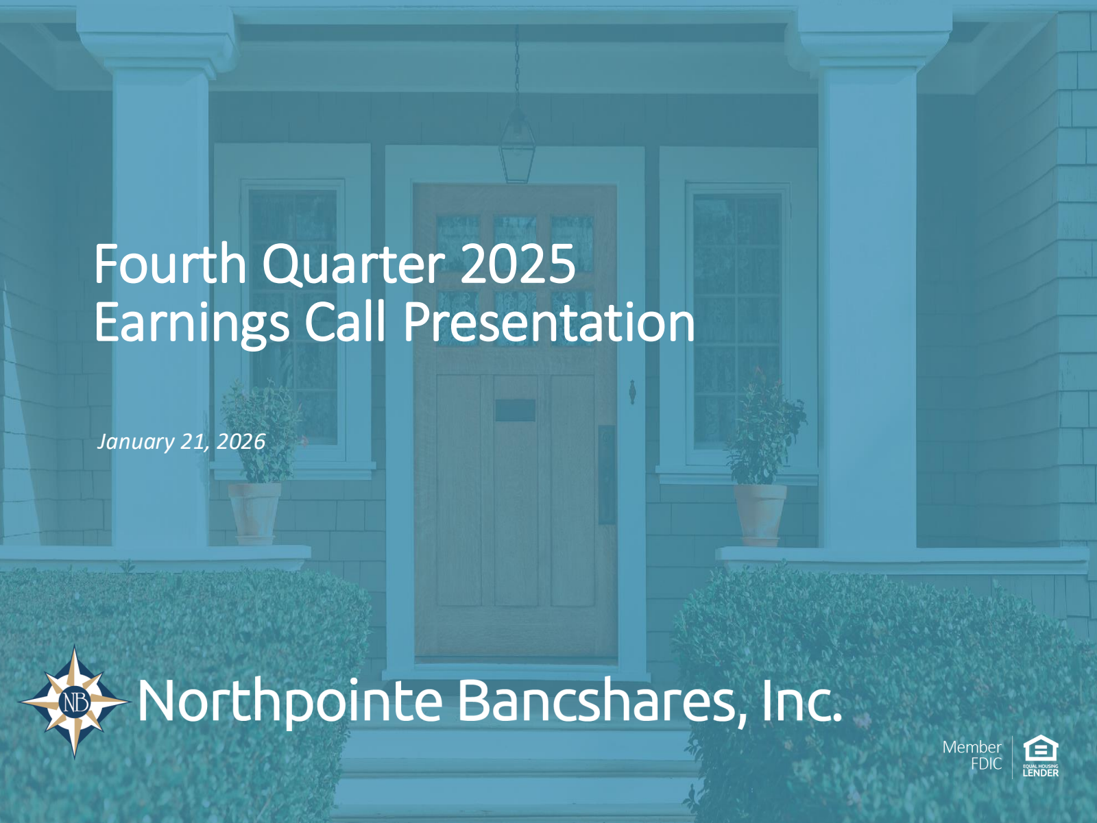 Northpointe Bancshares' Q4 2025 Slide Deck