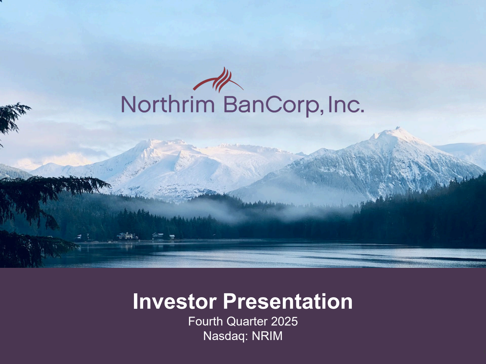 Northrim BanCorp's Q4 2025 Slide Deck