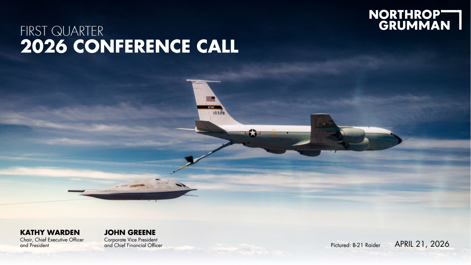 Northrop Grumman's Q1 2026 Slide Deck
