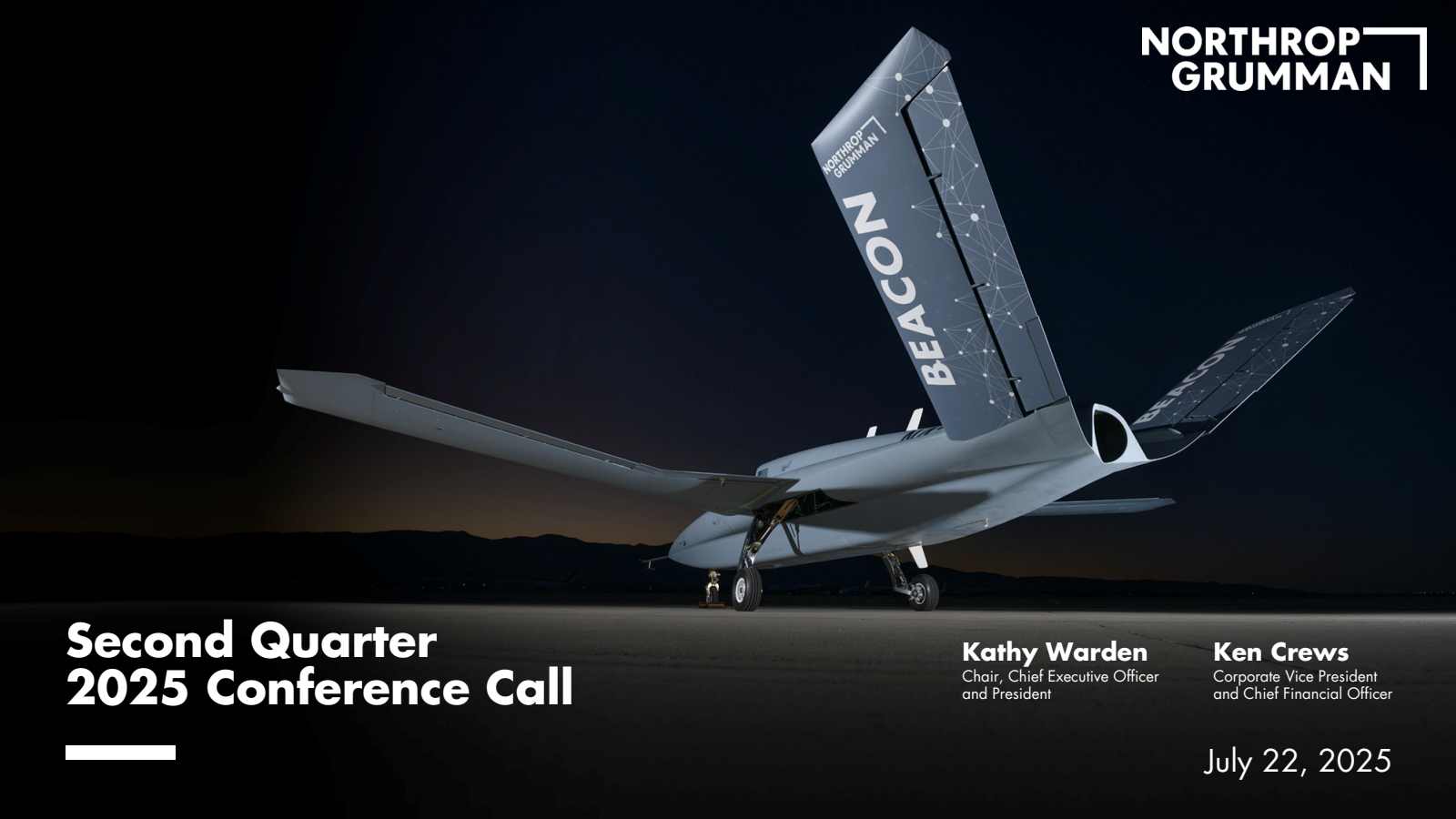 Northrop Grumman's Q2 2025 Slide Deck