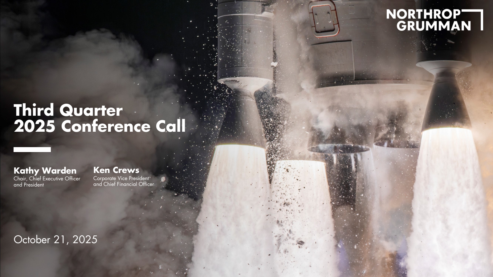 Northrop Grumman's Q3 2025 Slide Deck