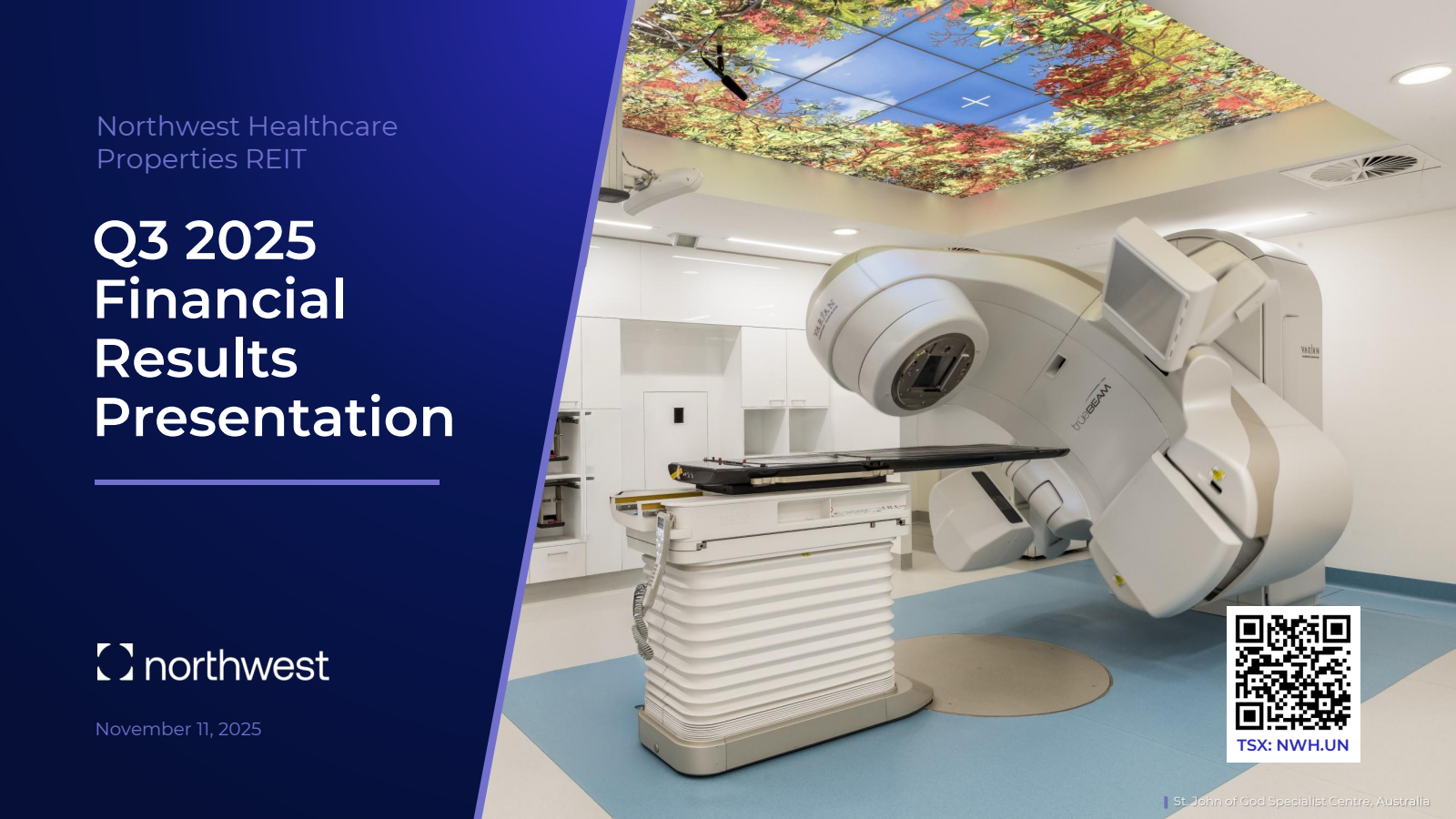 NorthWest Health Prop Real Est Inv Trust's Q3 2025 Slide Deck