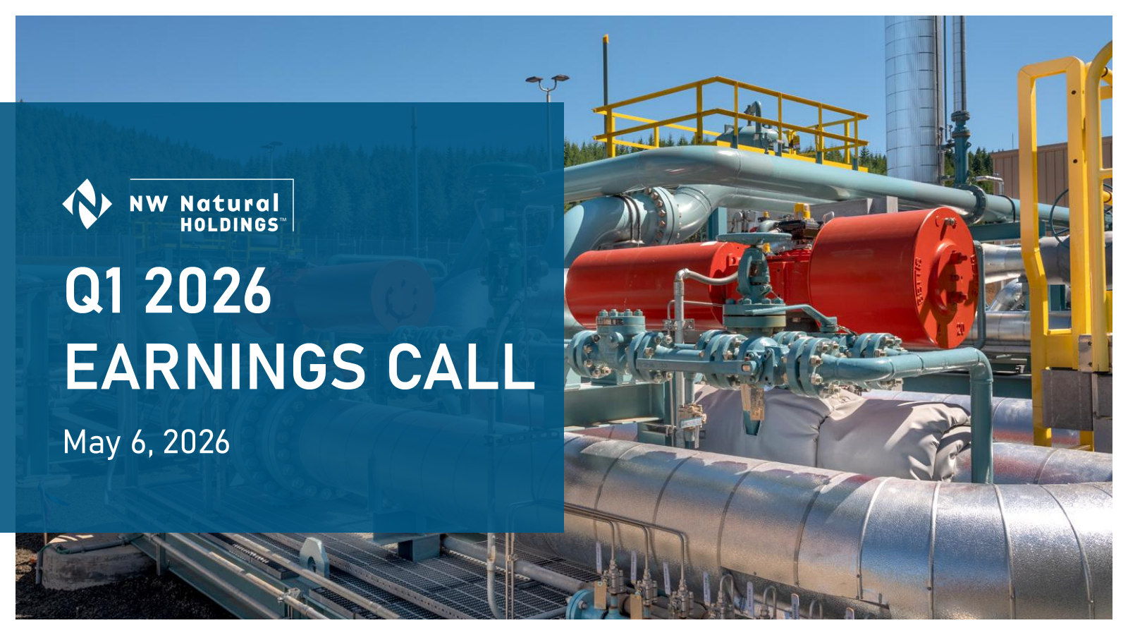 Northwest Natural Gas' Q1 2026 Slide Deck