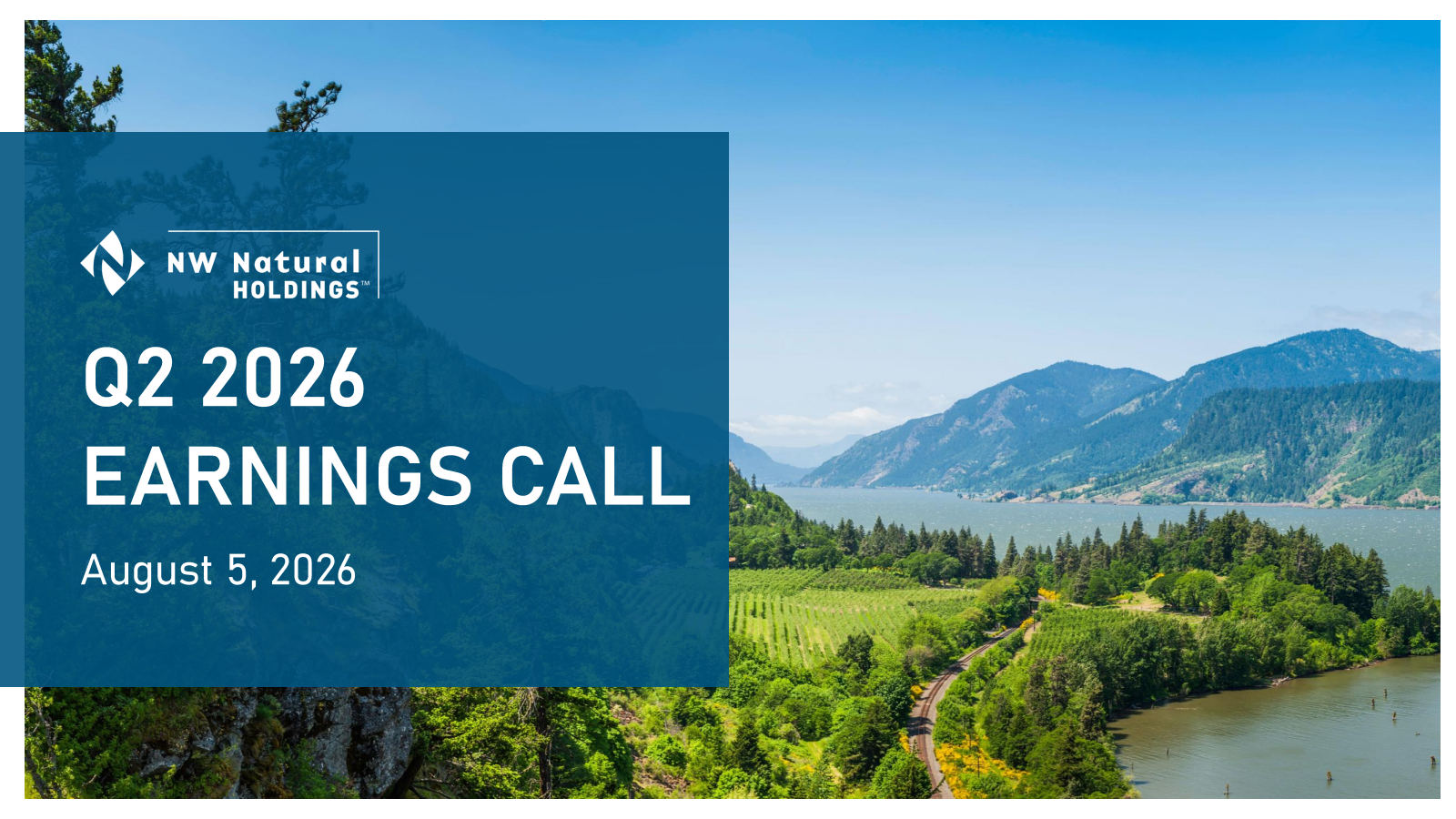 Northwest Natural Gas' Q2 2026 Slide Deck