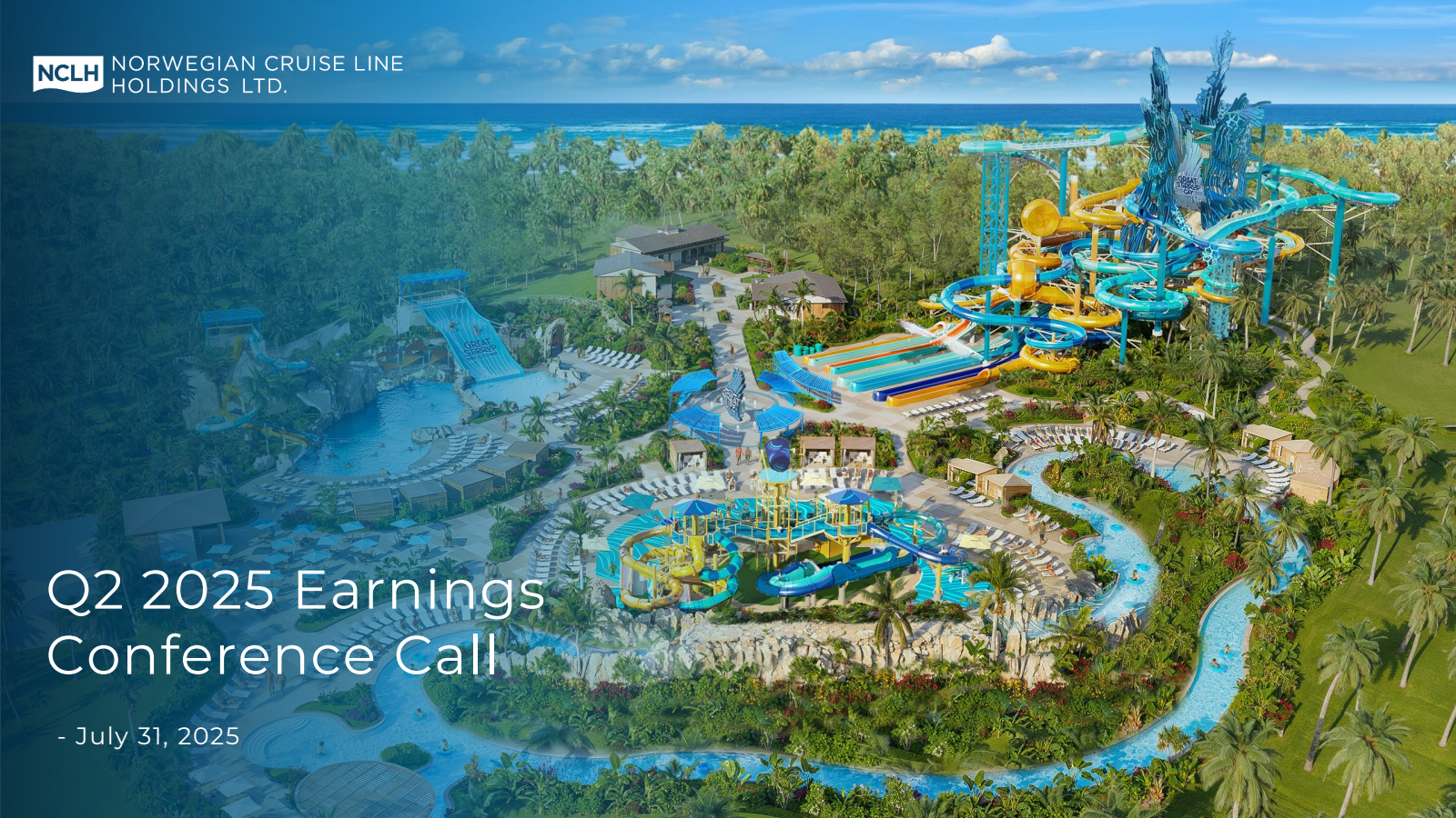 Norwegian Cruise Line's Q2 2025 Slide Deck