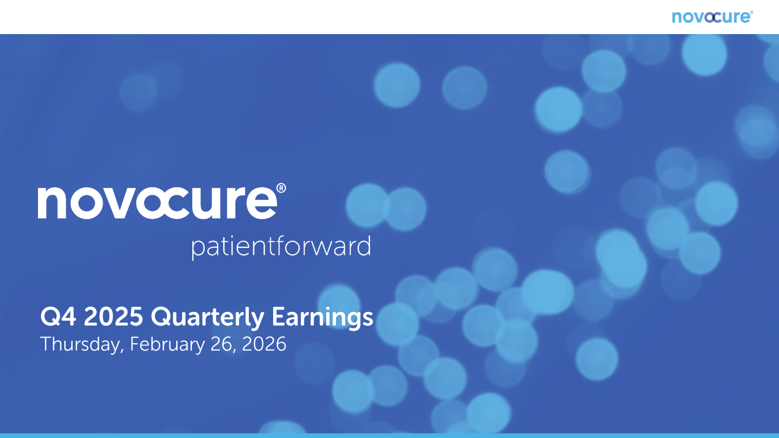 NovoCure's Q4 2025 Slide Deck