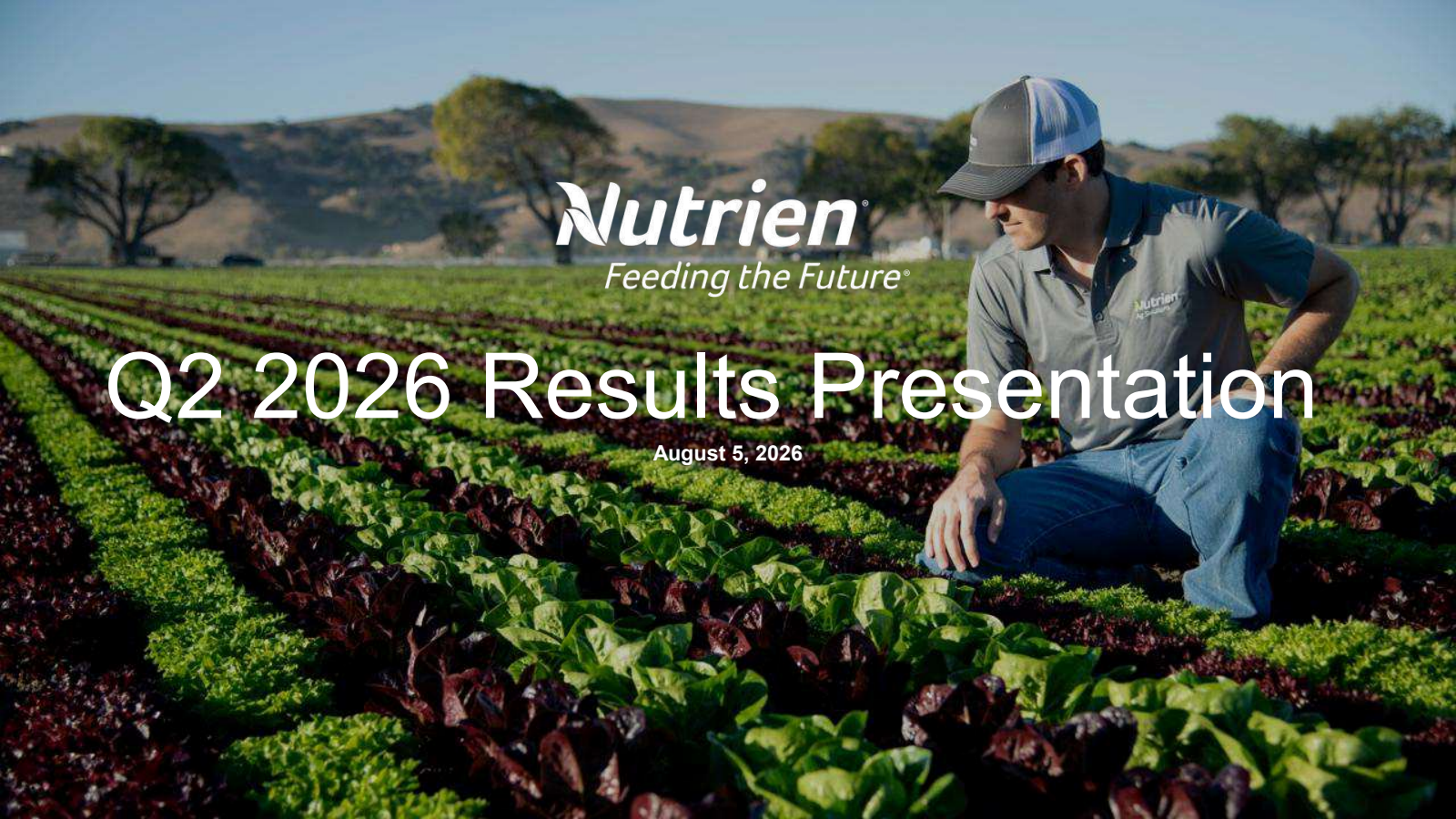 Nutrien's Q2 2026 Slide Deck