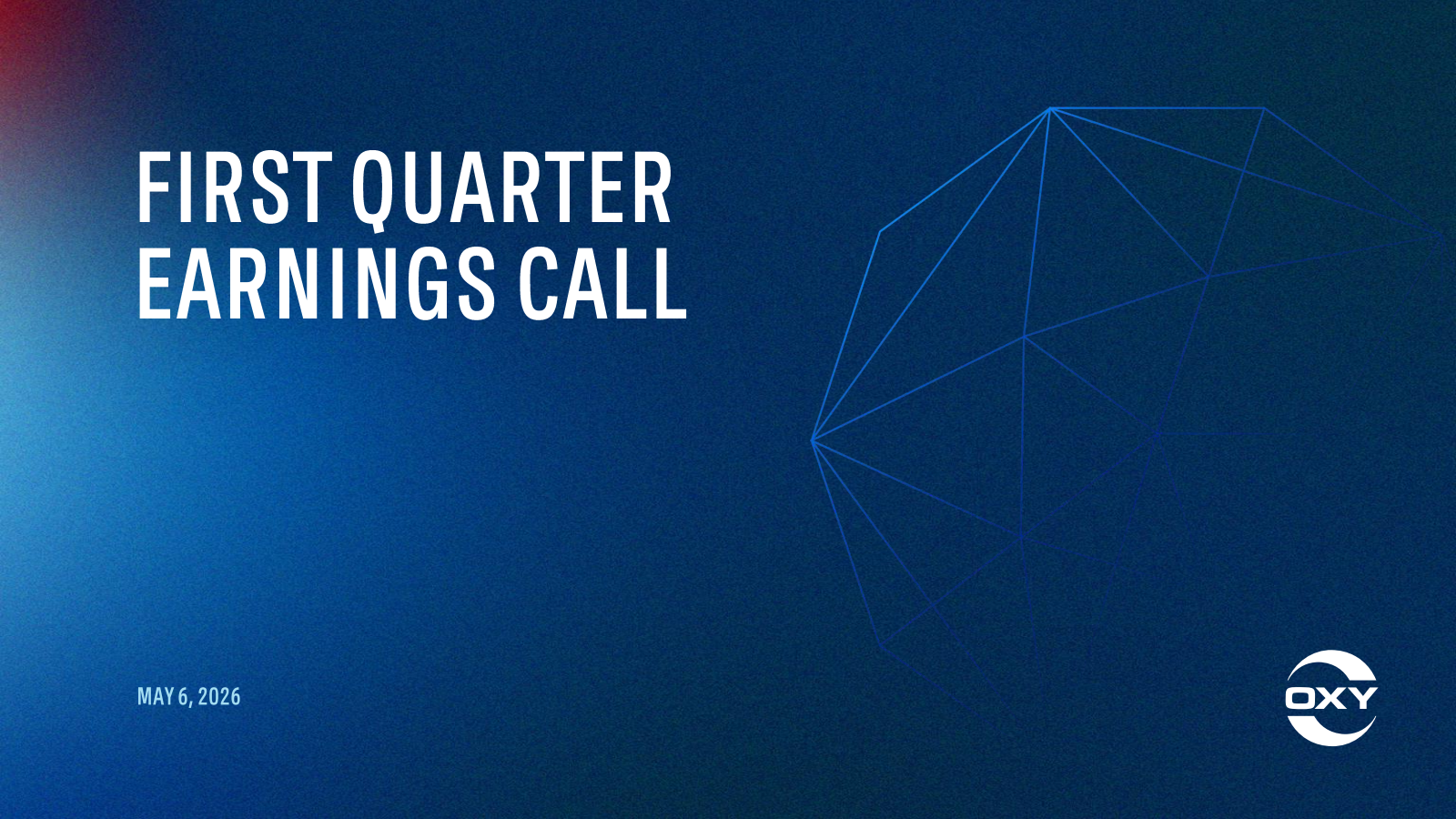 Occidental Petroleum's Q1 2026 Slide Deck