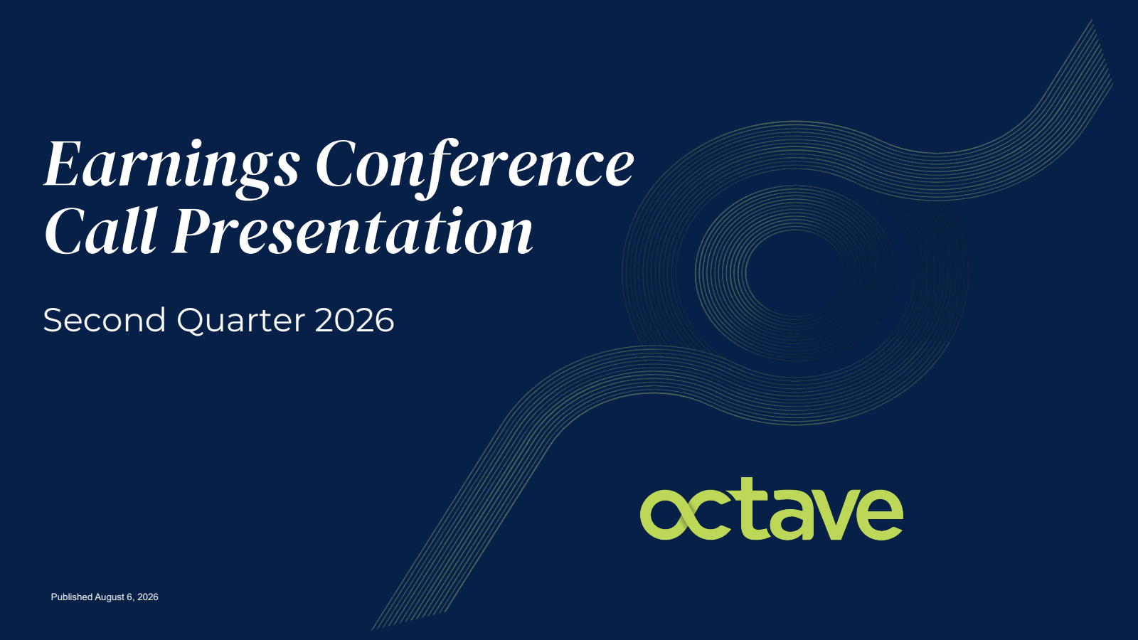 Octave Specialty Group's Q2 2026 Slide Deck