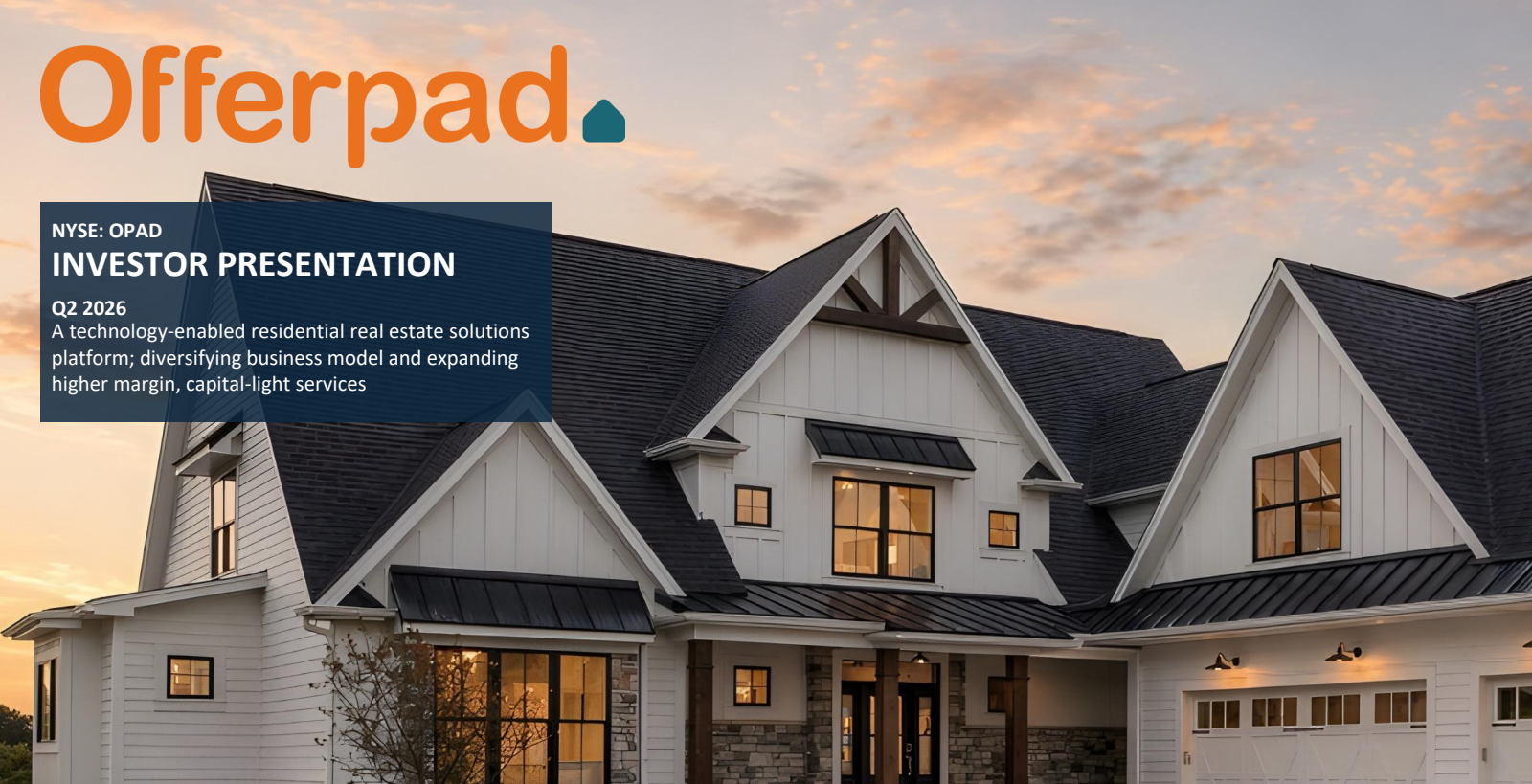 Offerpad Solutions' Q2 2026 Slide Deck